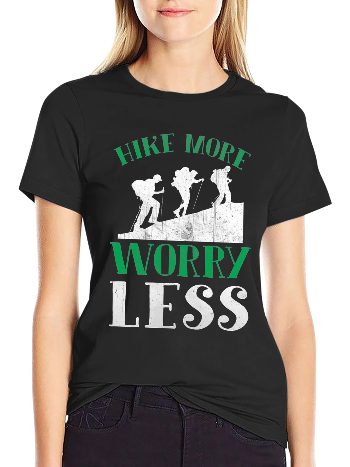 Hike More Worry Less Graphic Tee