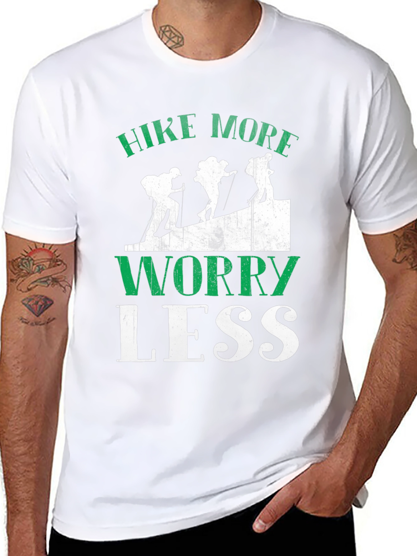 Hike More Worry Less Graphic Tee