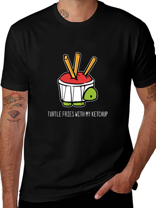 Turtle Fries Ketchup Graphic Tee
