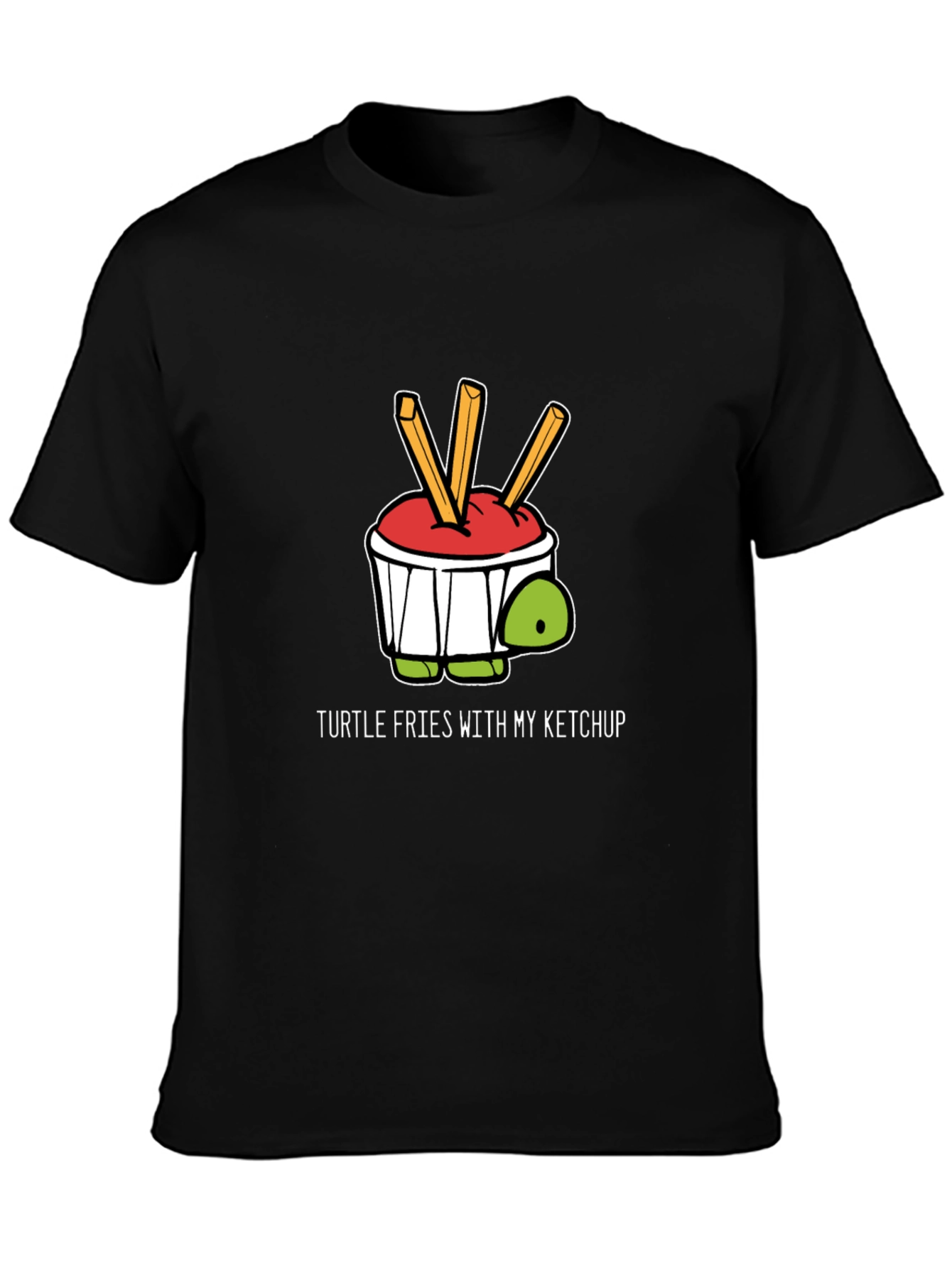 Turtle Fries Ketchup Graphic Tee