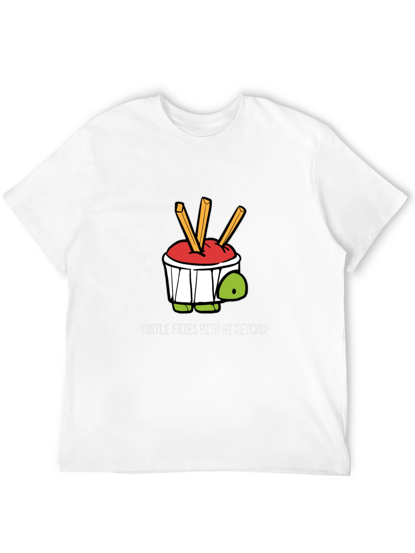Turtle Fries Ketchup Graphic Tee
