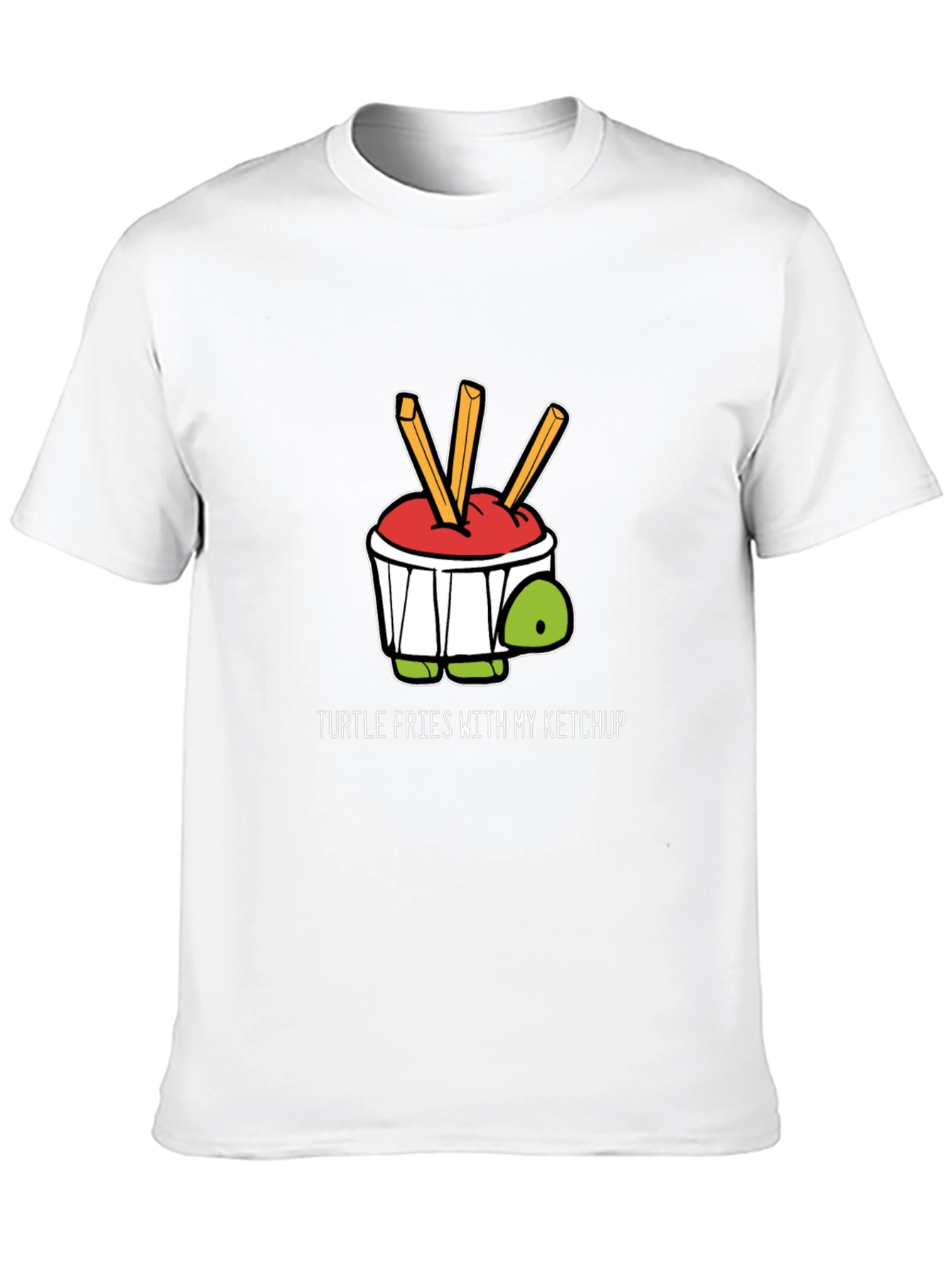 Turtle Fries Ketchup Graphic Tee
