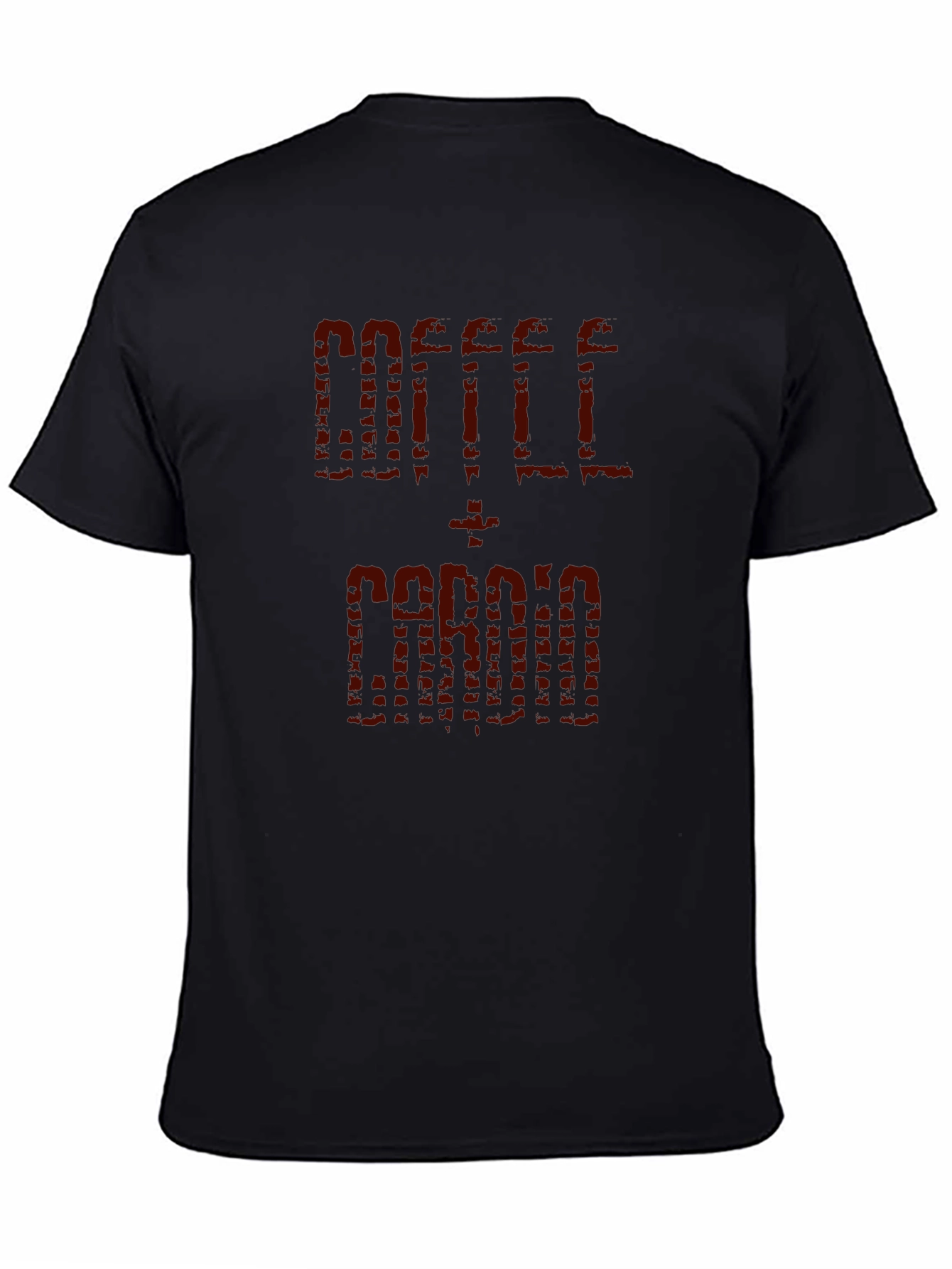 Coffee & Cardio Graphic Tee - Black