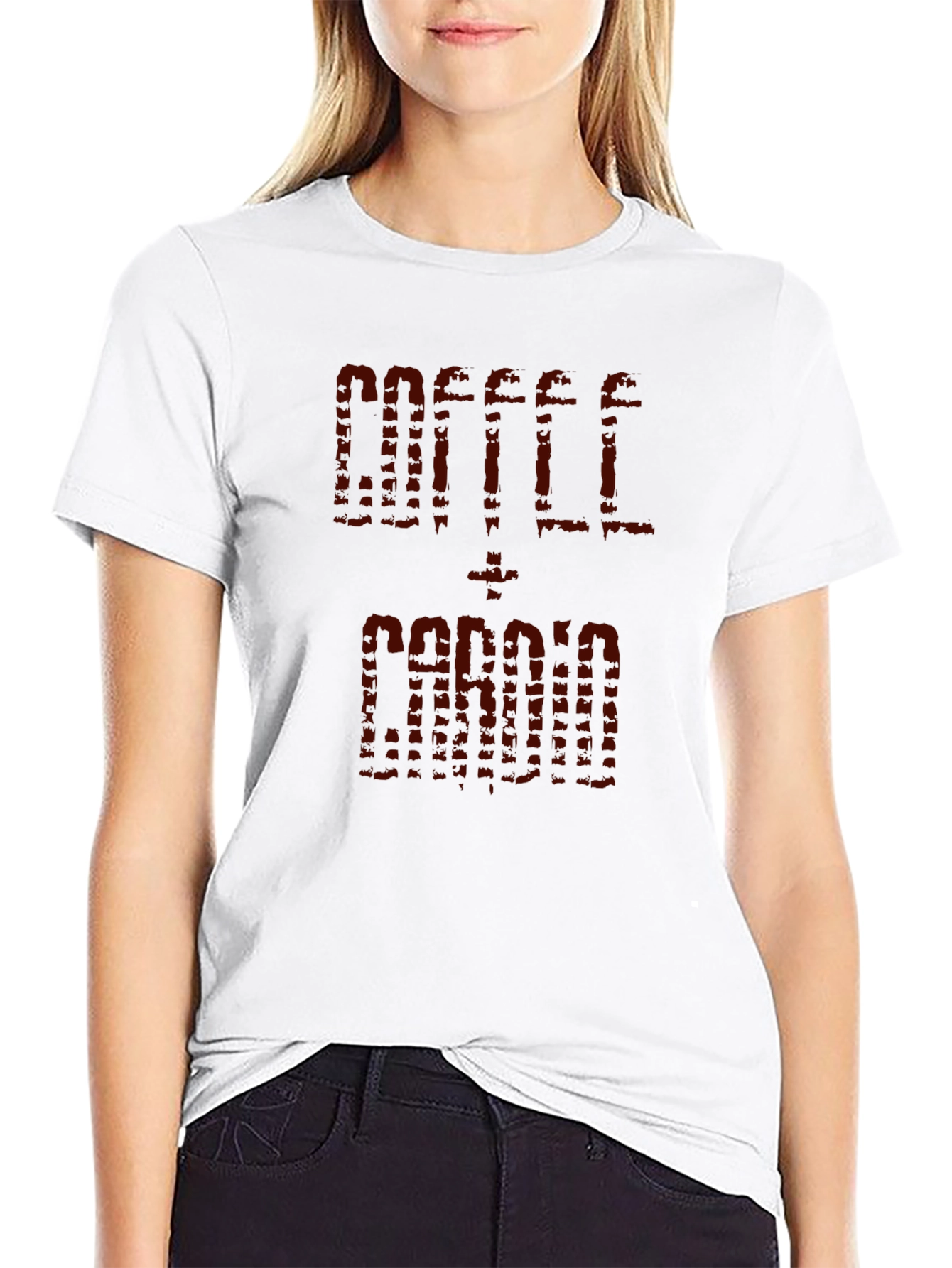 Coffee & Cardio Graphic Tee - Black