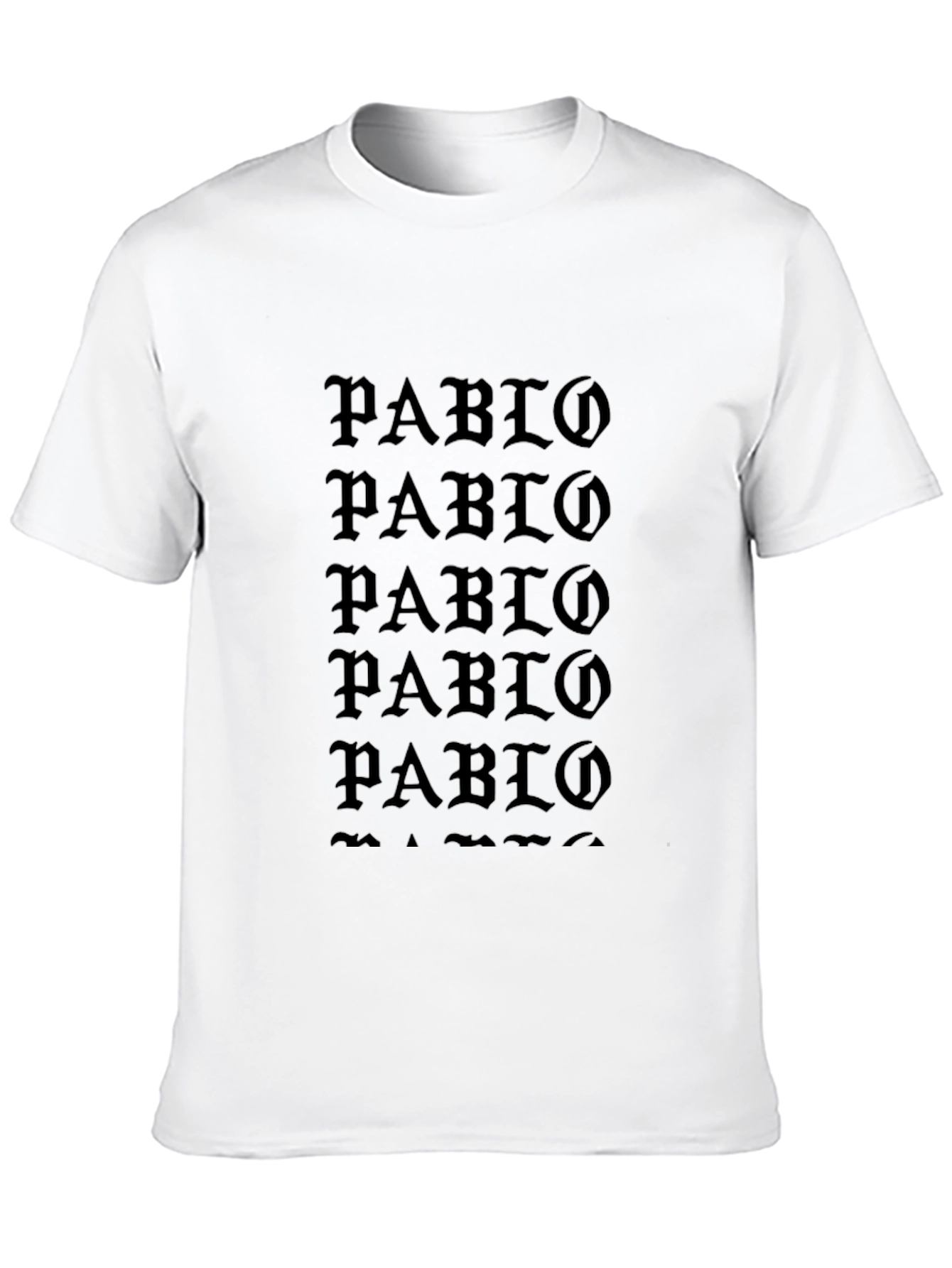 Pablo Graphic Print Black T-Shirt