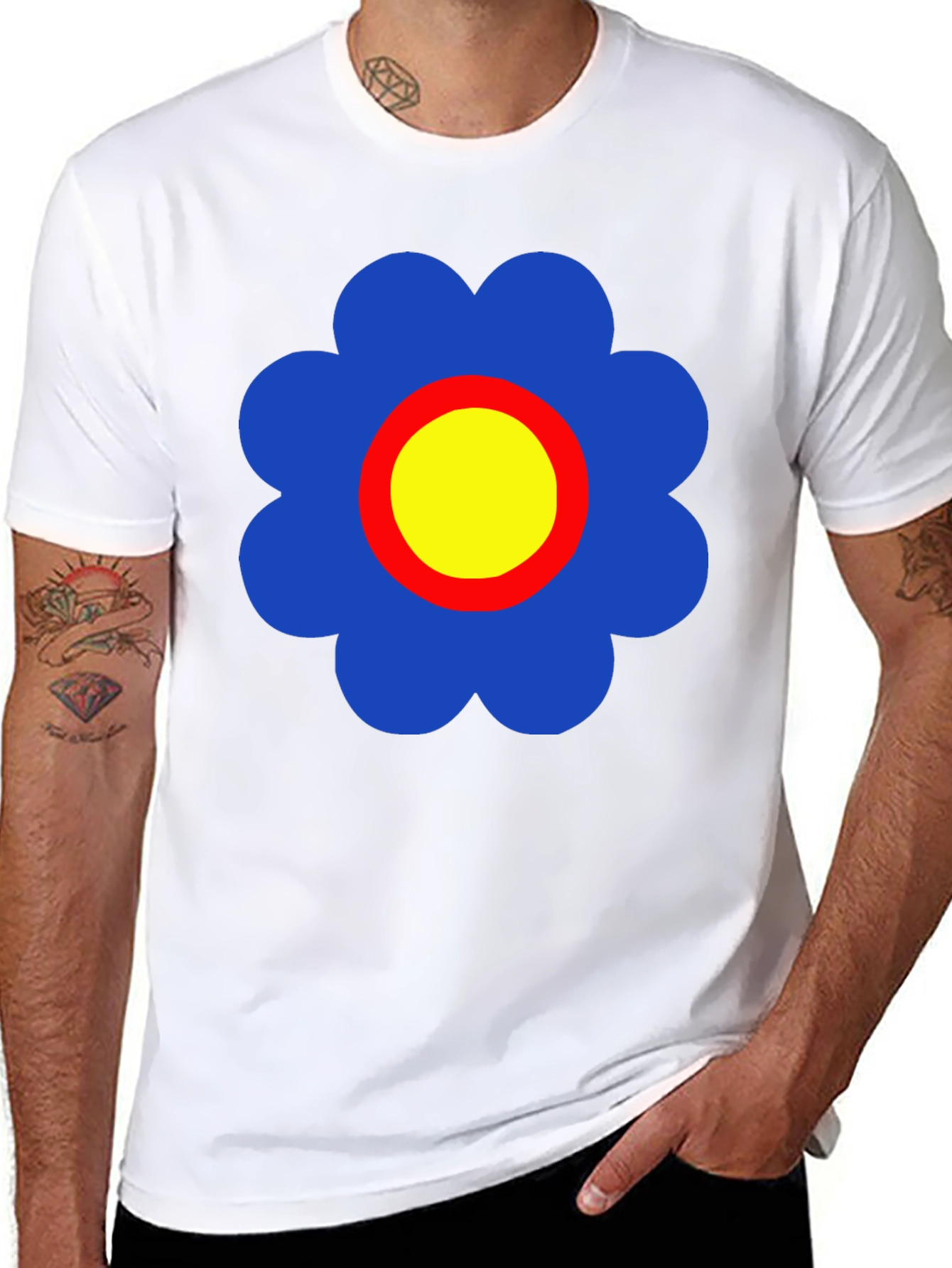Retro Flower Power T-Shirt - Groovy Style
