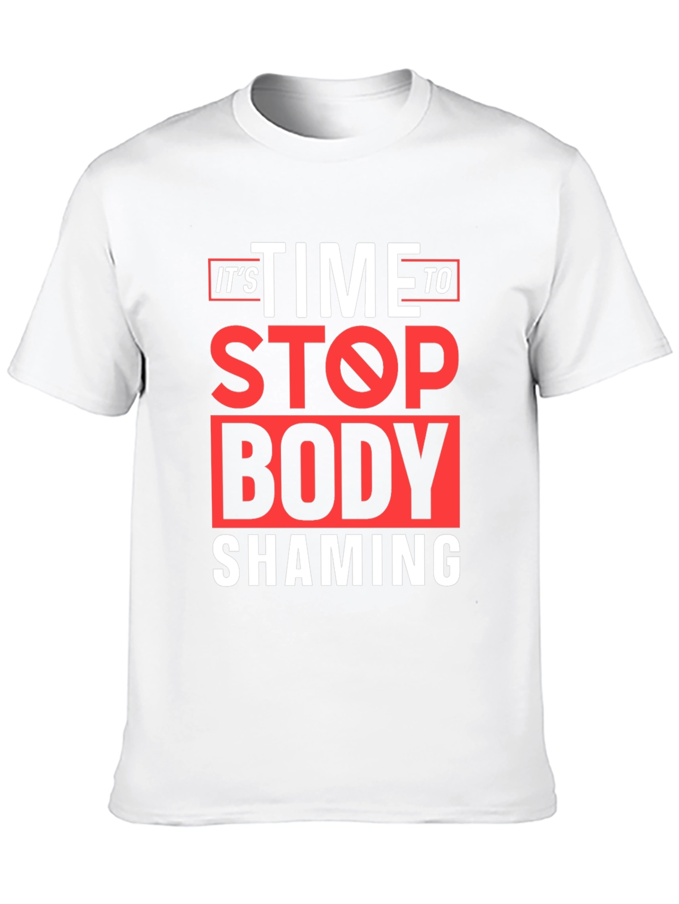 Stop Body Shaming Graphic Tee - Black