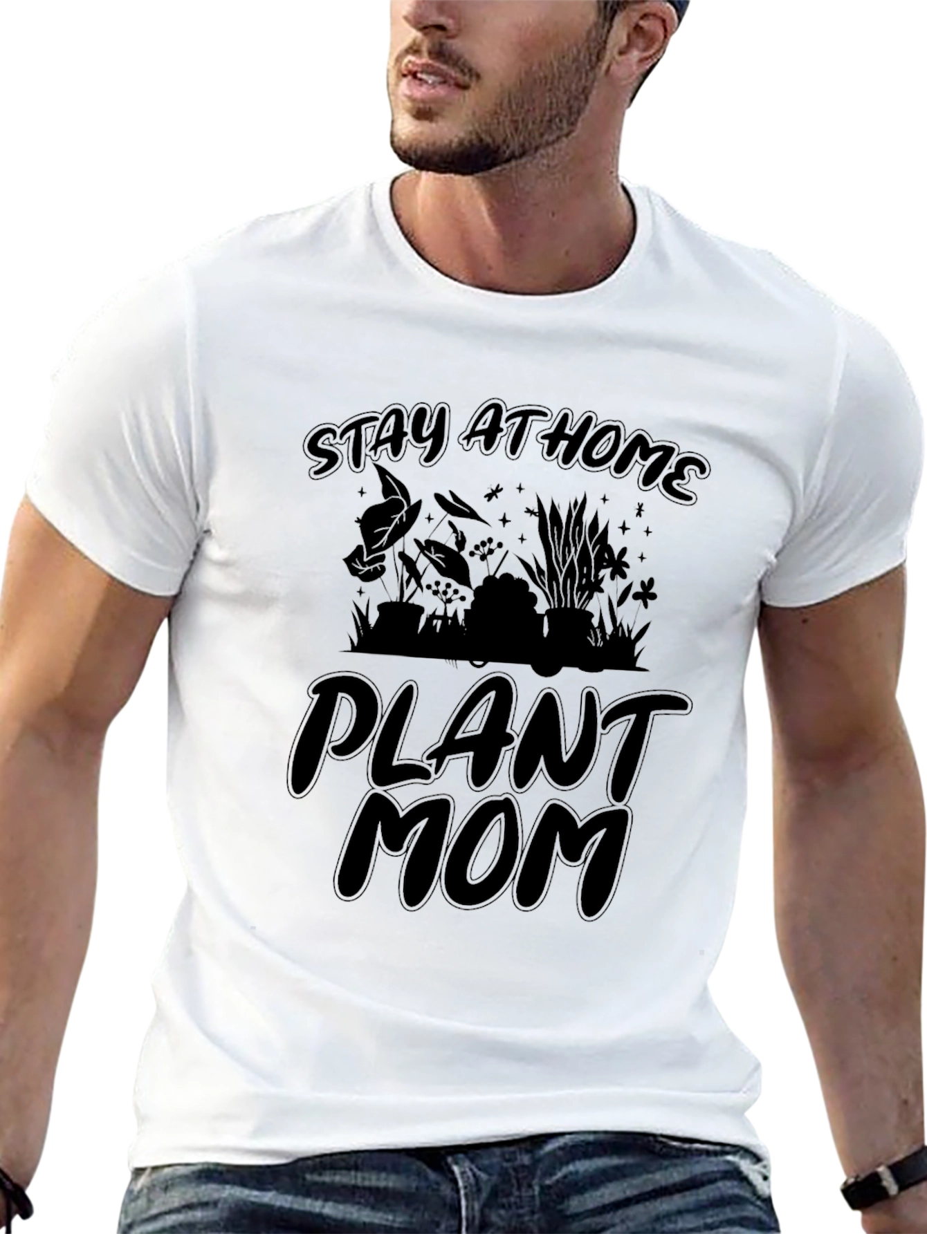 Stay at Home Plant Mom Graphic Tee