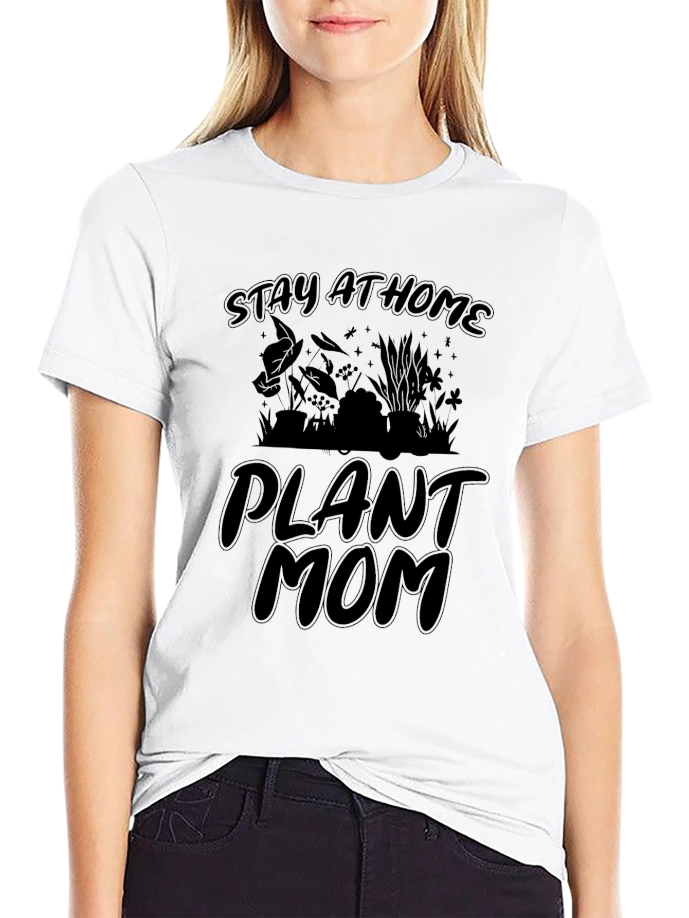 Stay at Home Plant Mom Graphic Tee