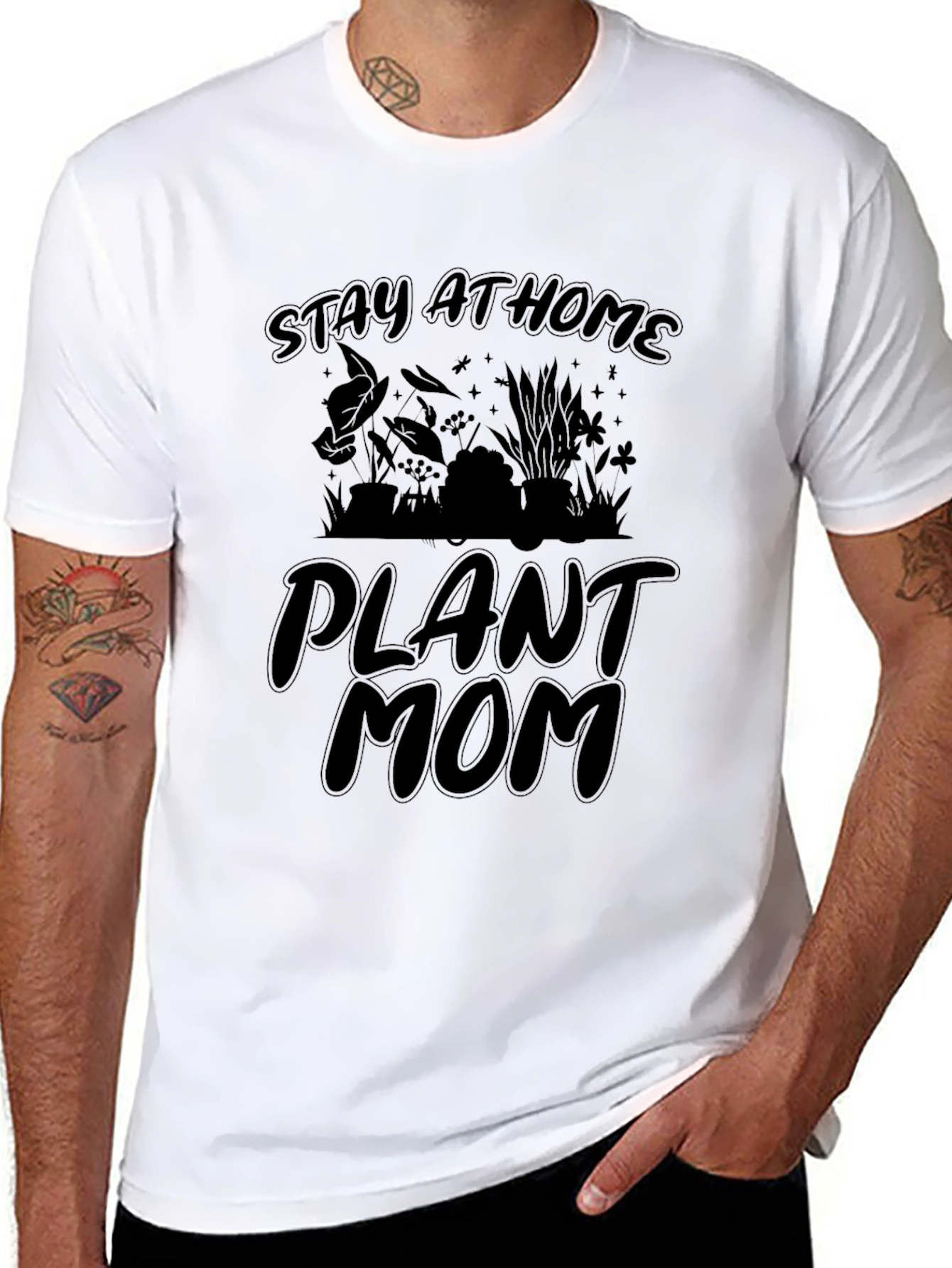 Stay at Home Plant Mom Graphic Tee