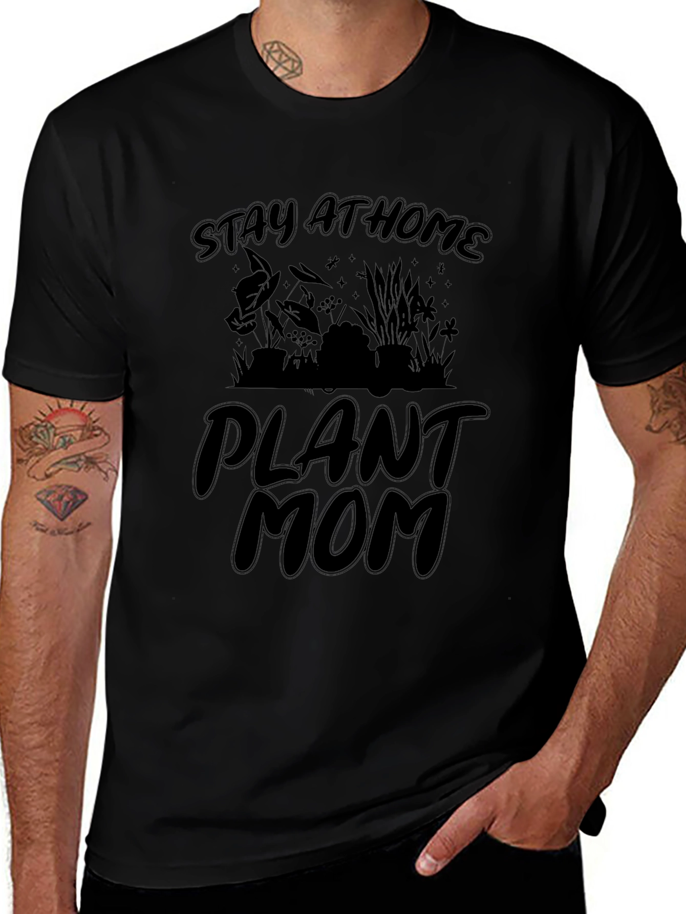Stay at Home Plant Mom Graphic Tee