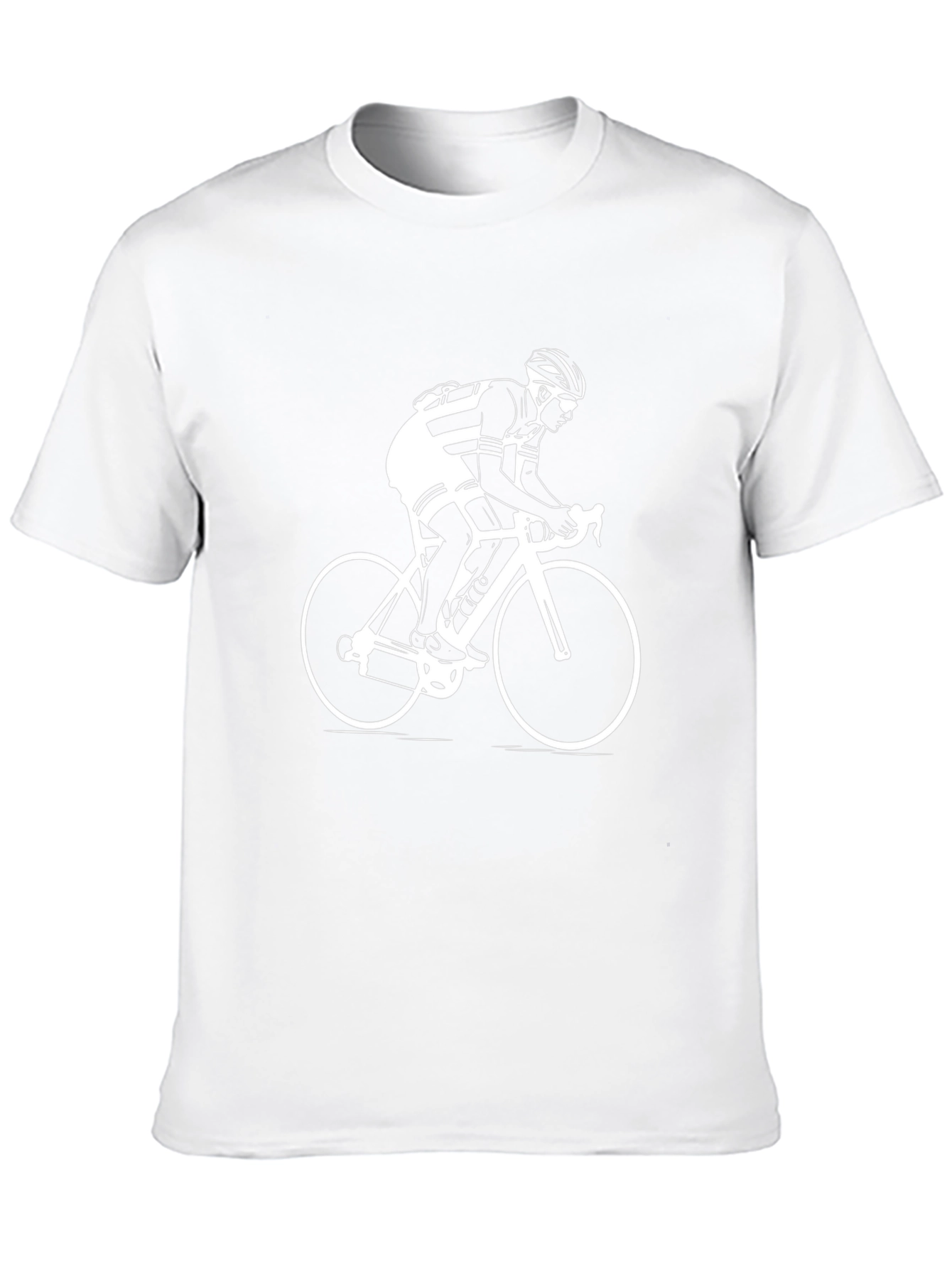 Cyclist Graphic T-Shirt - Black Cotton Tee