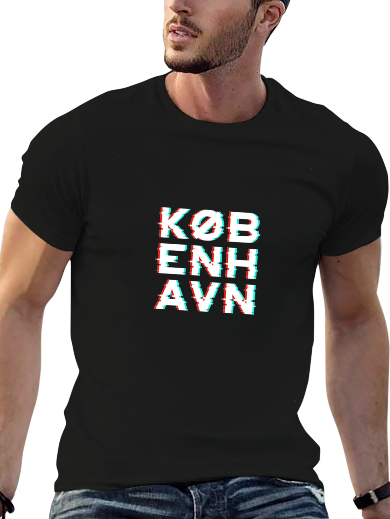 Copenhagen Glitch Tee - Cool City Vibes