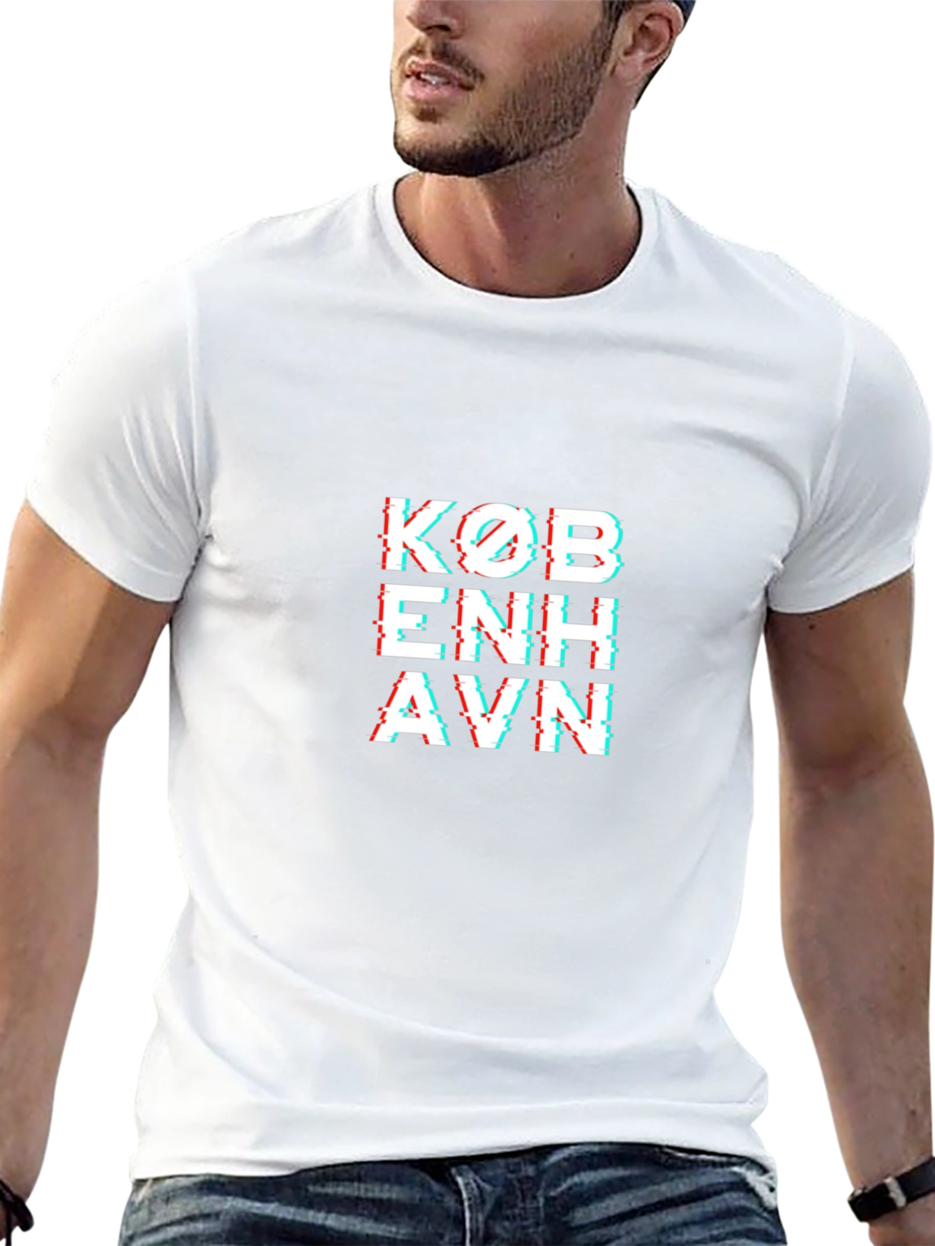 Copenhagen Glitch Tee - Cool City Vibes