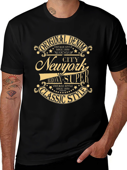 New York City T-Shirt - Bronx Super Classic Style