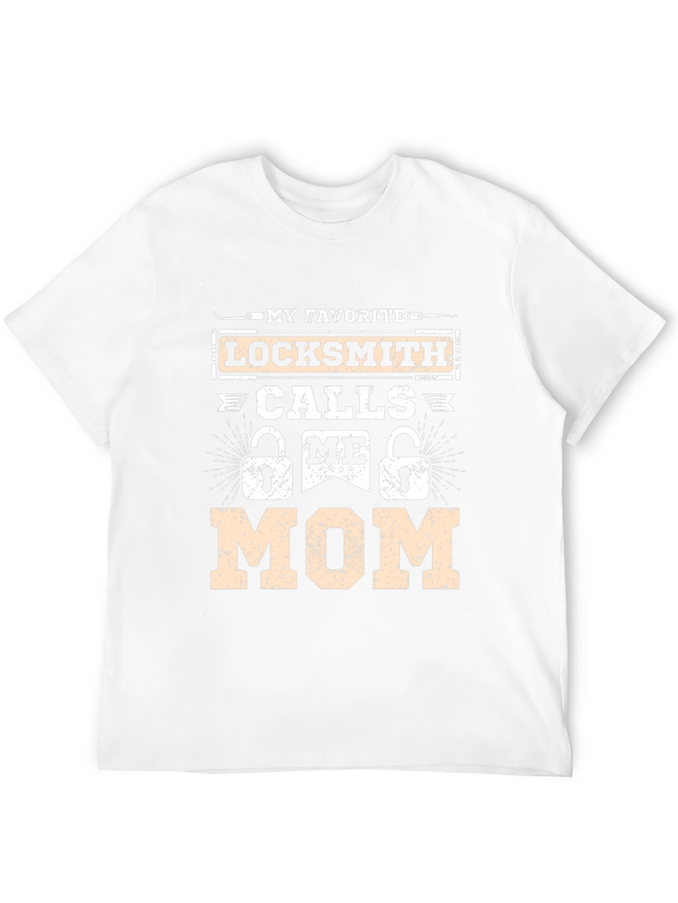 Locksmith Mom Graphic T-Shirt - Black Crew Neck