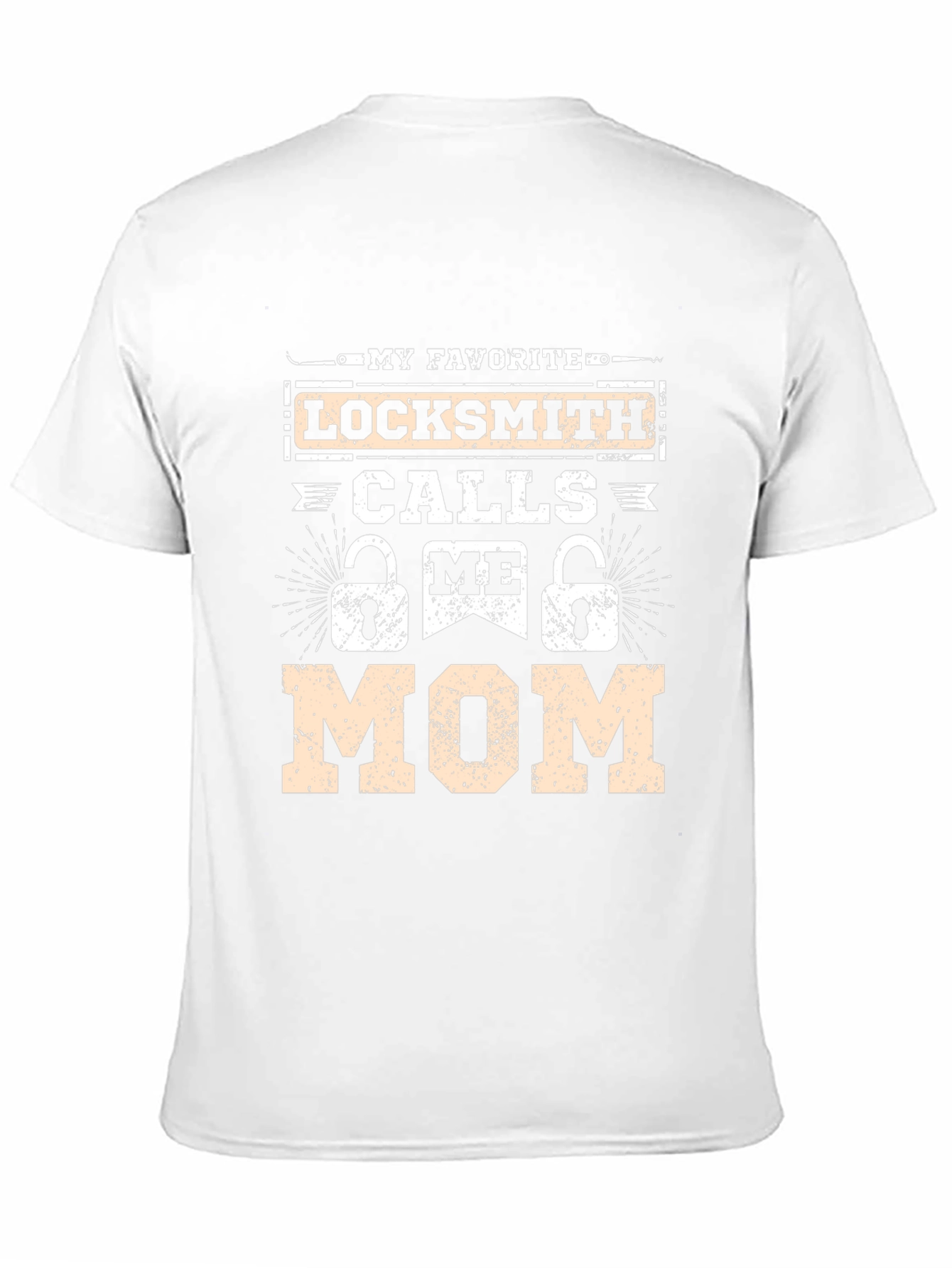 Locksmith Mom Graphic T-Shirt - Black Crew Neck