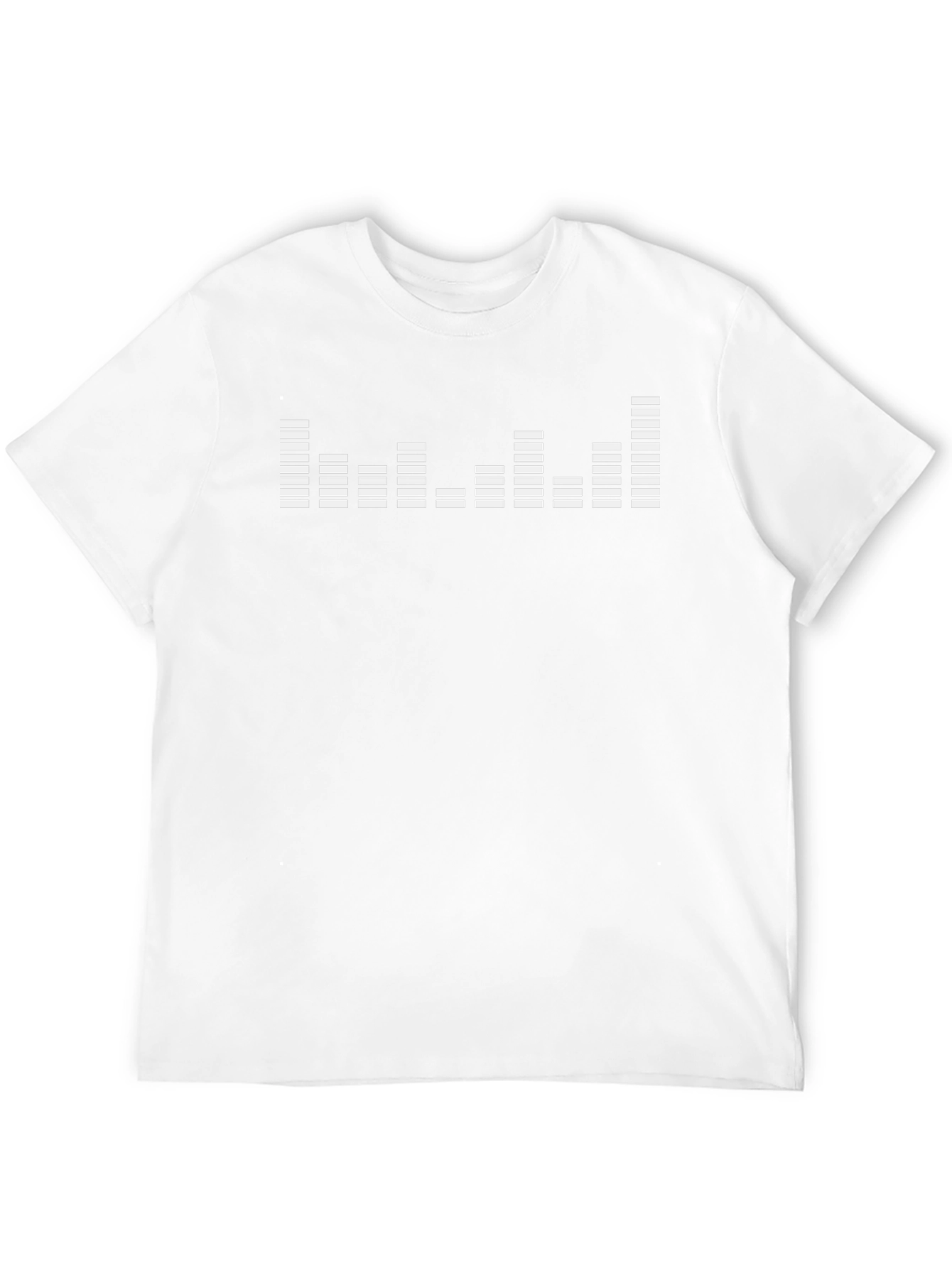 Black T-Shirt with Equalizer Graphic