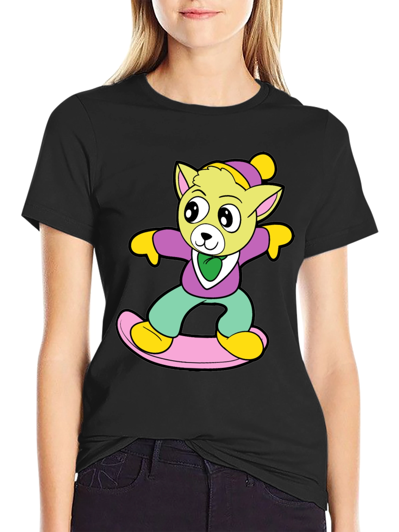 Cartoon Snowboarder T-Shirt