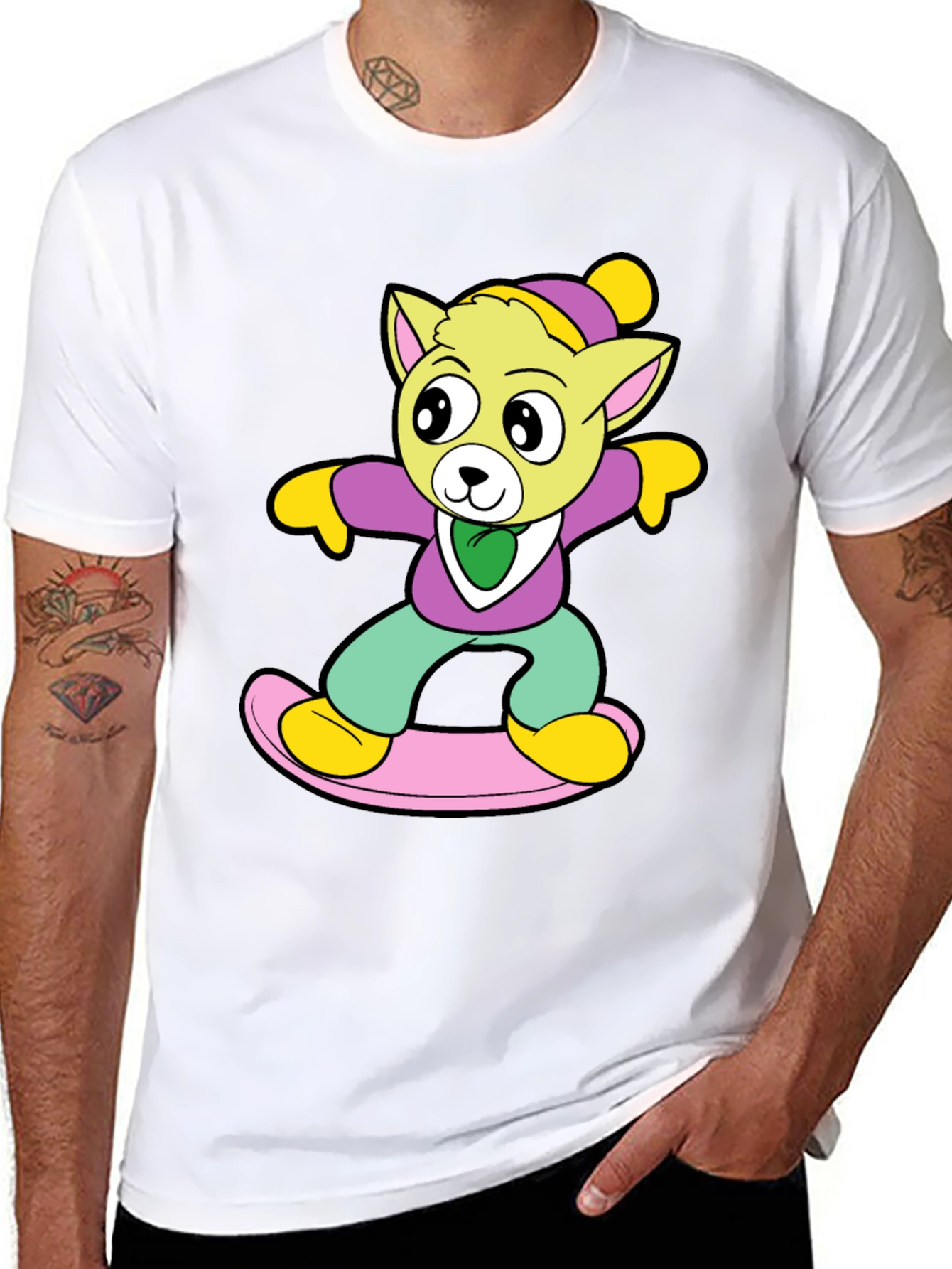 Cartoon Snowboarder T-Shirt