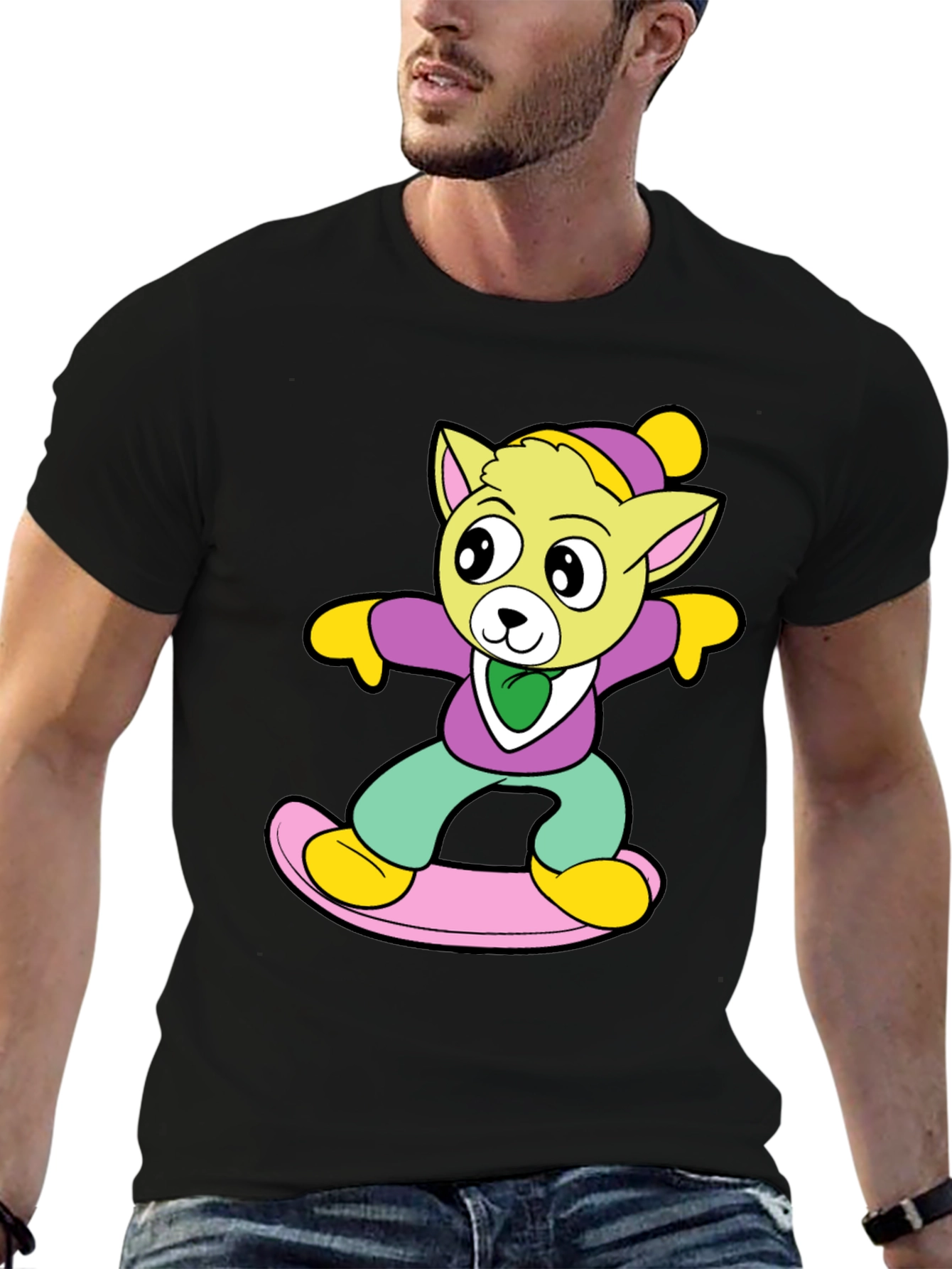 Cartoon Snowboarder T-Shirt