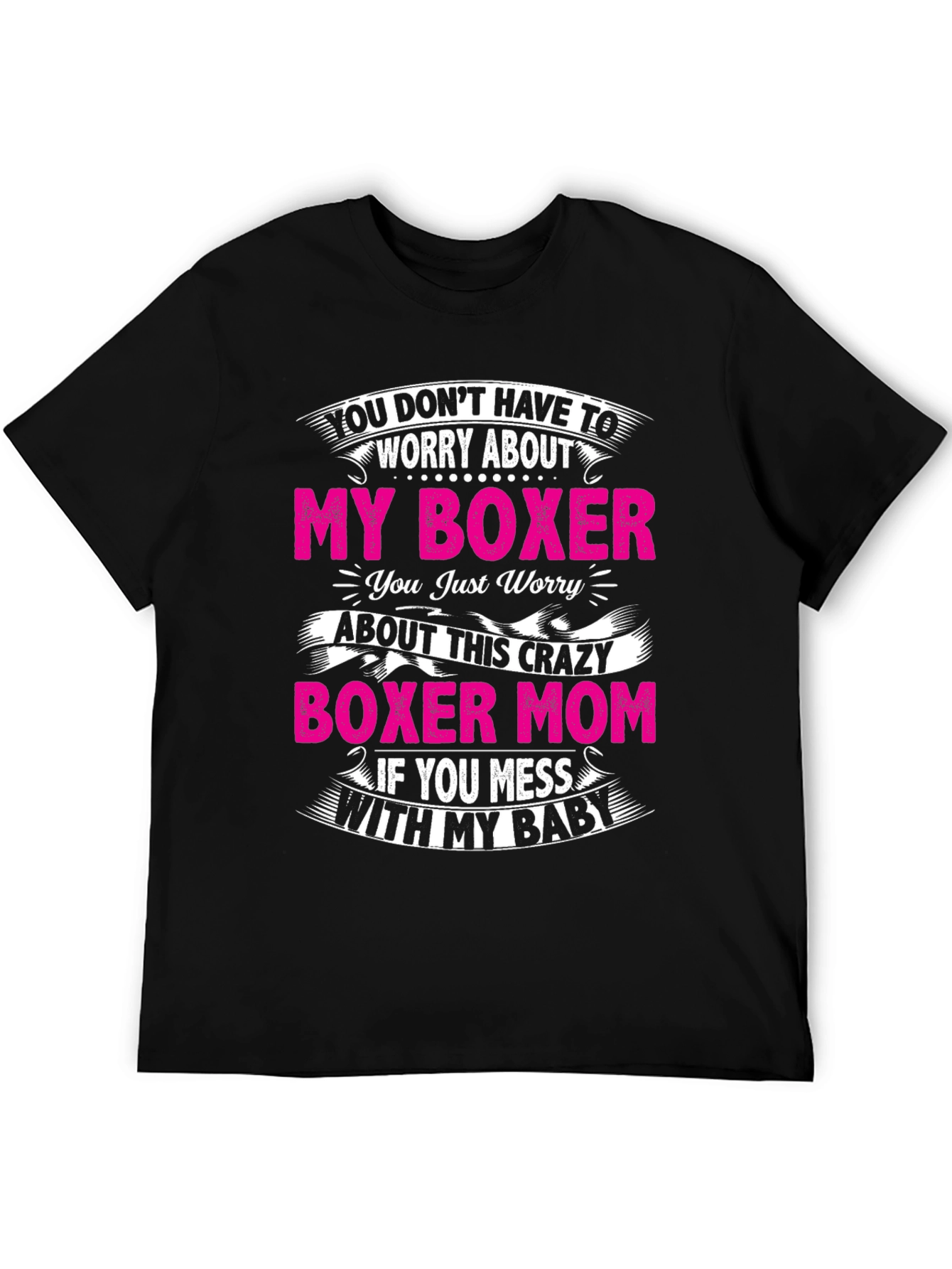Boxer Mom Graphic T-Shirt - Funny Dog Lover Tee