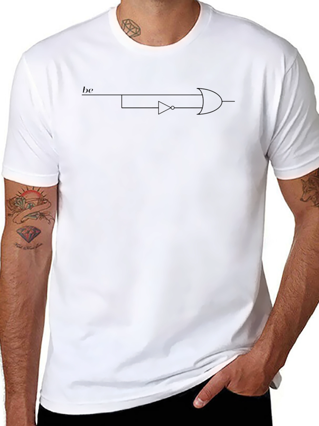 Logic Gate Black T-Shirt - Be NAND Be Proud
