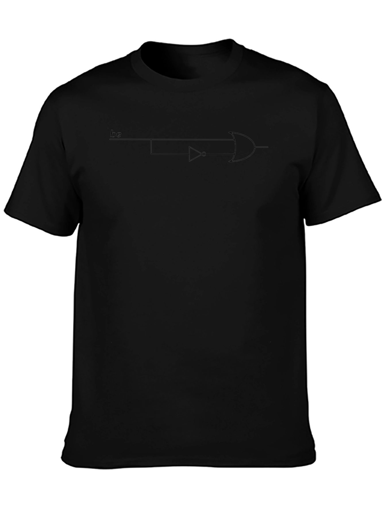 Logic Gate Black T-Shirt - Be NAND Be Proud