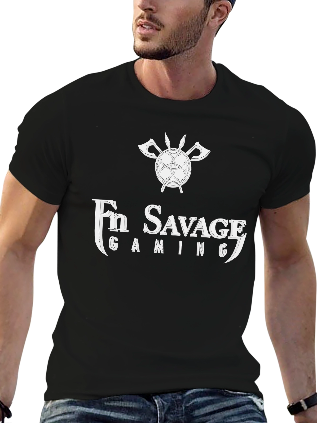 Fn Savage Gaming Black T-Shirt