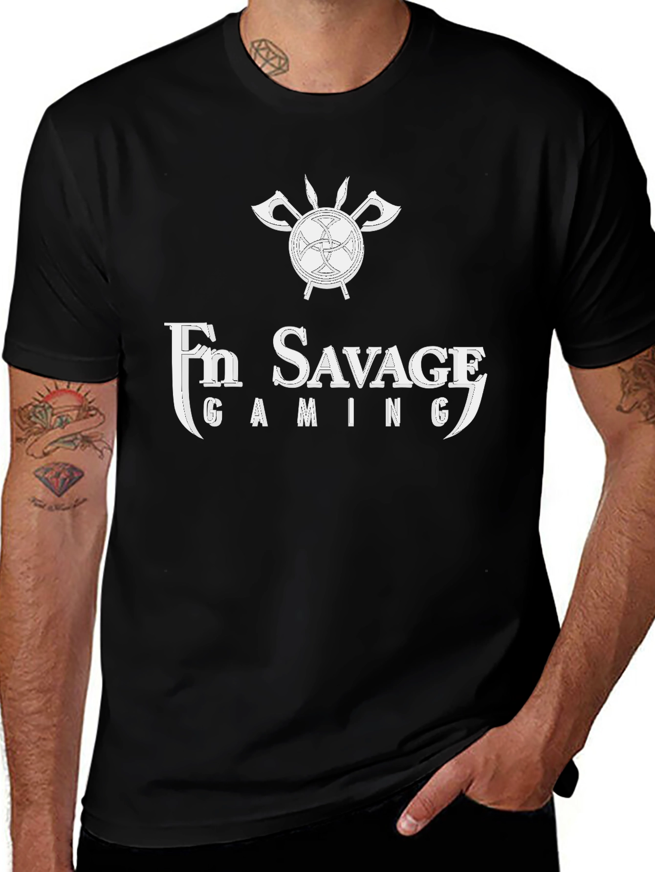 Fn Savage Gaming Black T-Shirt