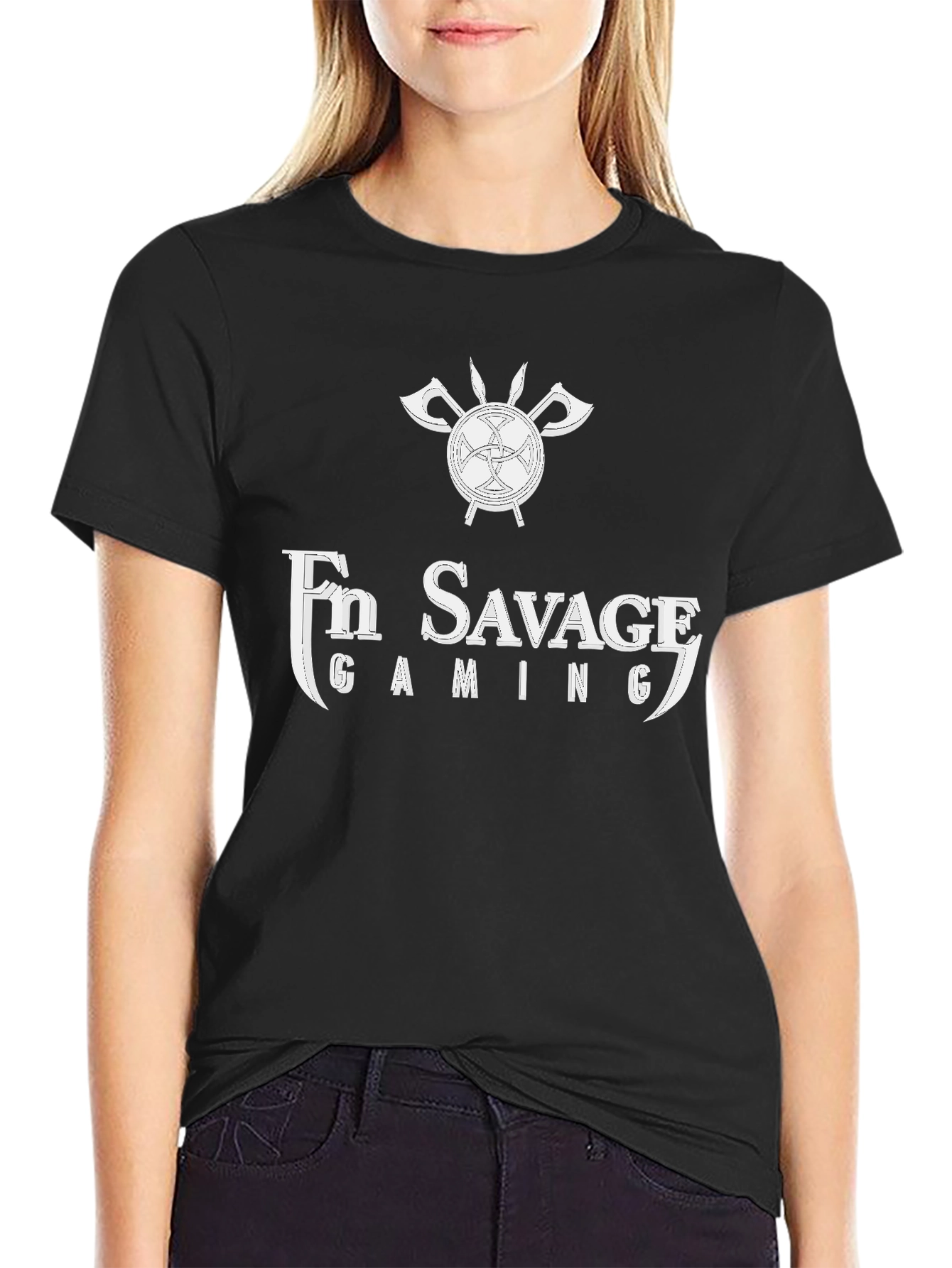 Fn Savage Gaming Black T-Shirt