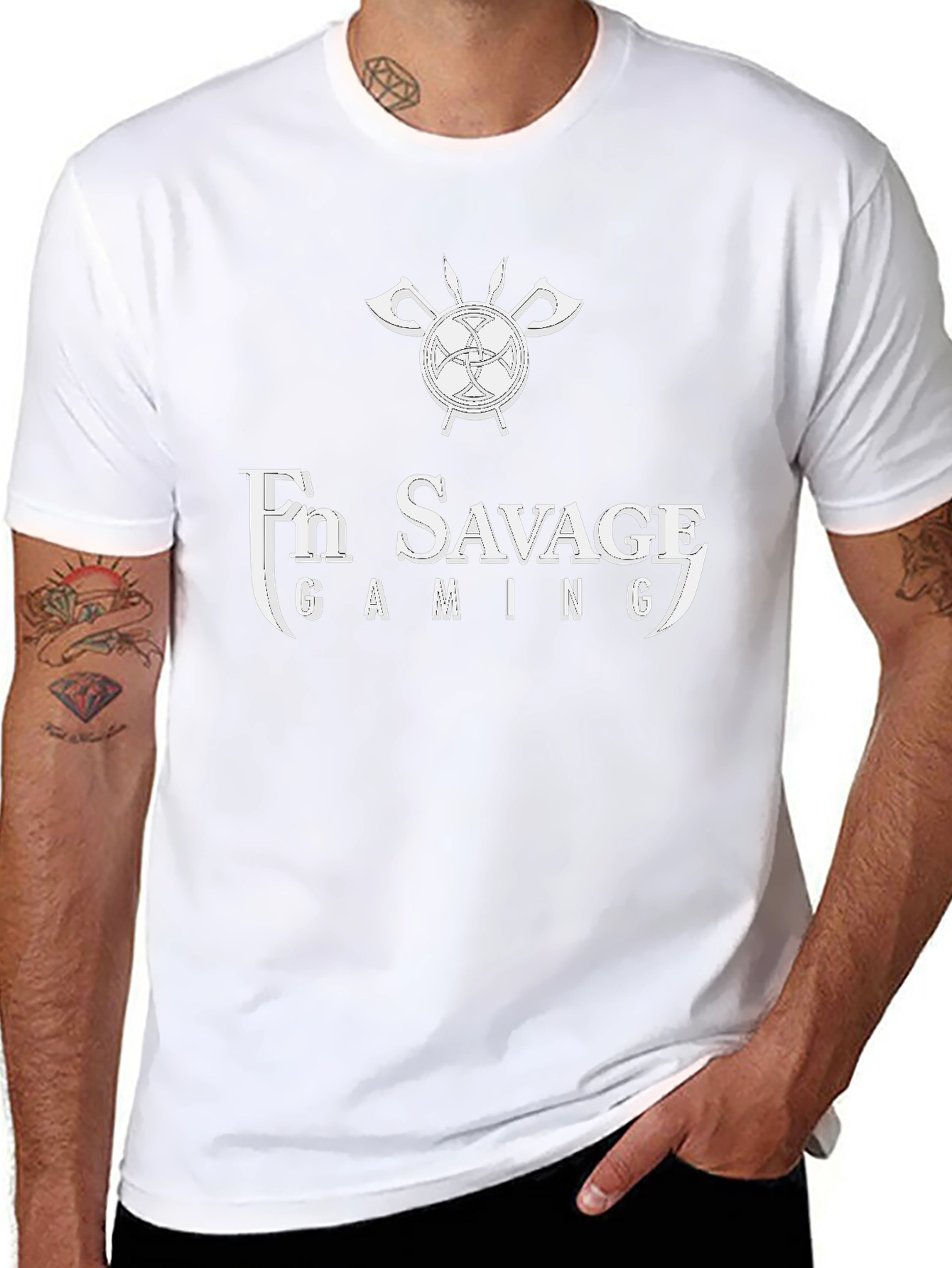 Fn Savage Gaming Black T-Shirt