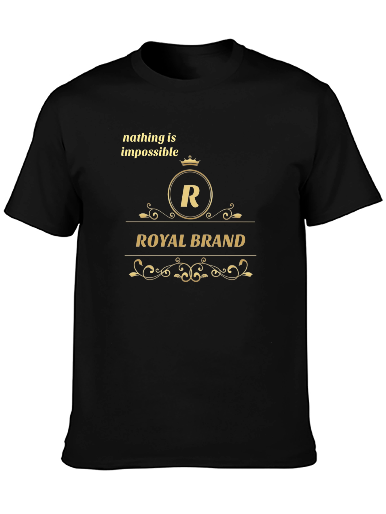 Royal Brand Black T-Shirt