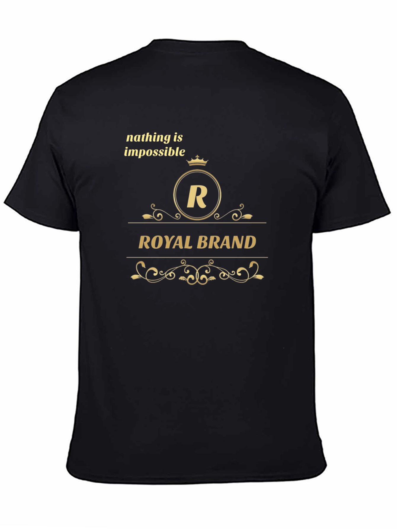 Royal Brand Black T-Shirt