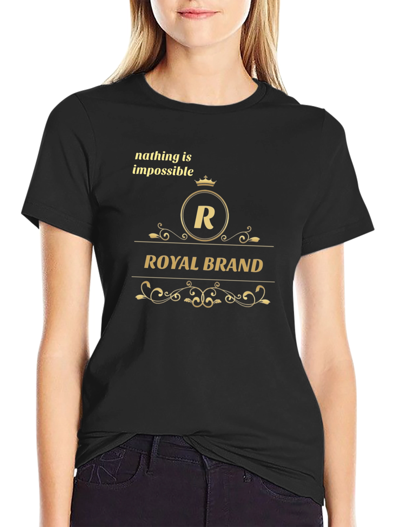 Royal Brand Black T-Shirt