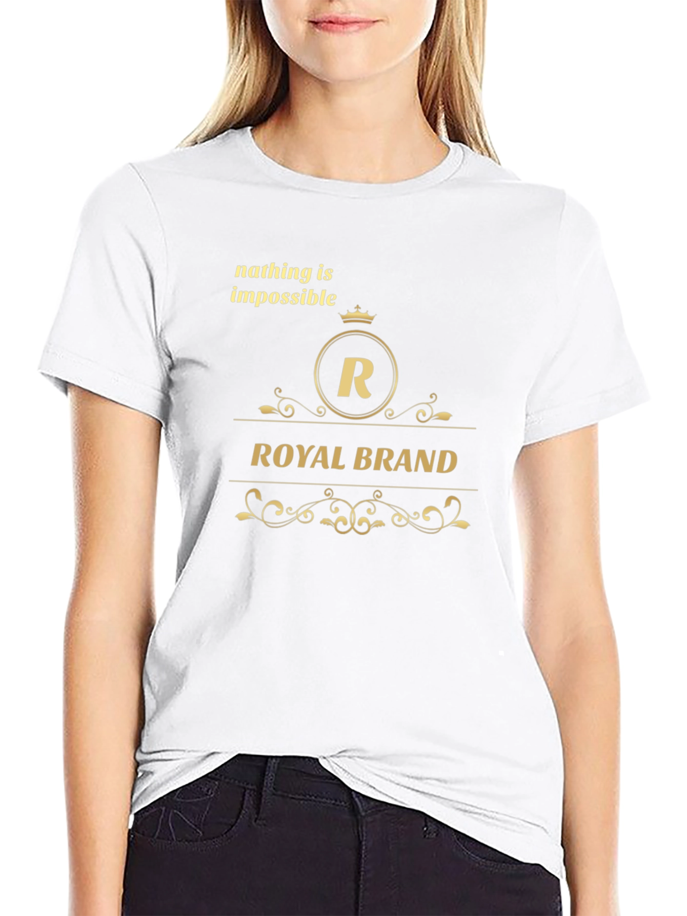 Royal Brand Black T-Shirt
