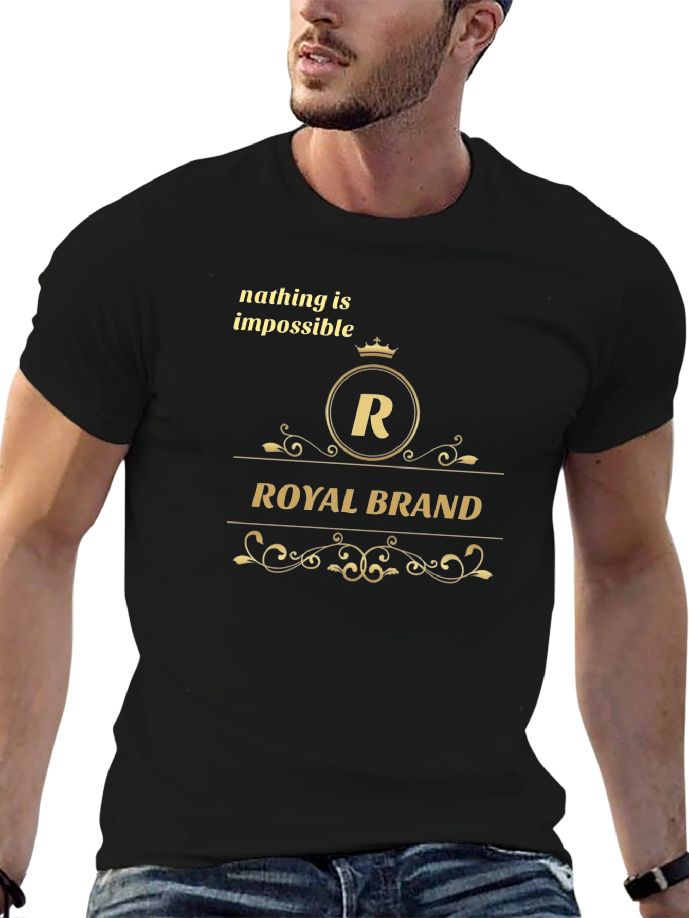 Royal Brand Black T-Shirt