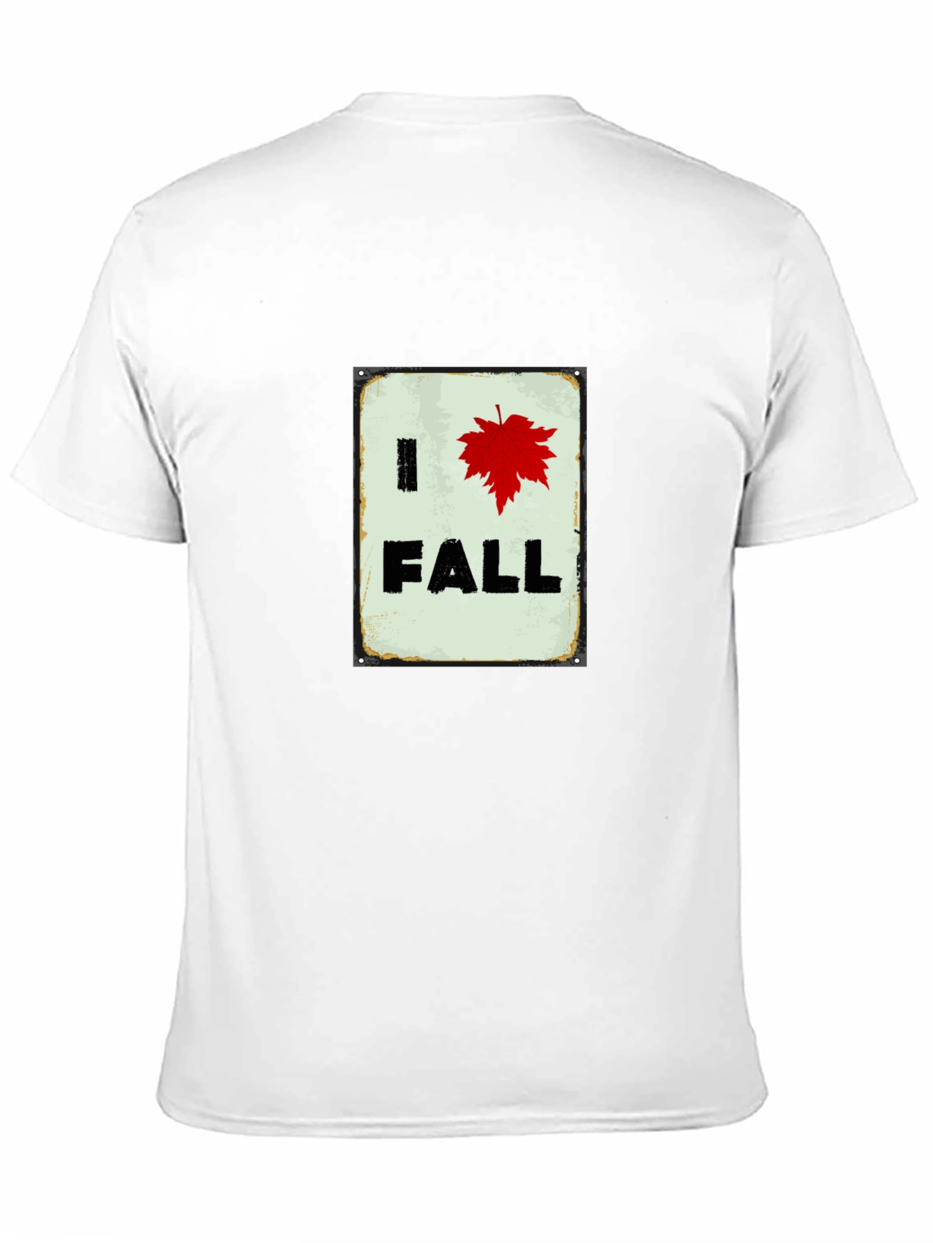 I Heart Fall T-Shirt - Red Leaf Autumn Tee