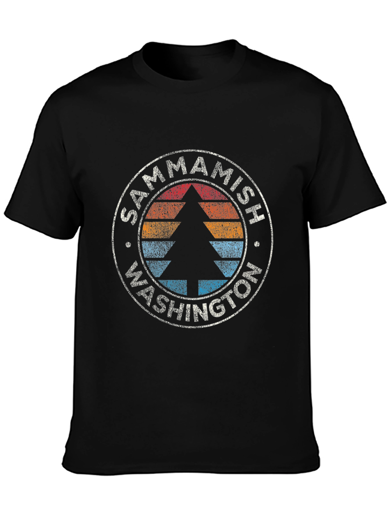 Sammamish Washington Tree Graphic T-Shirt