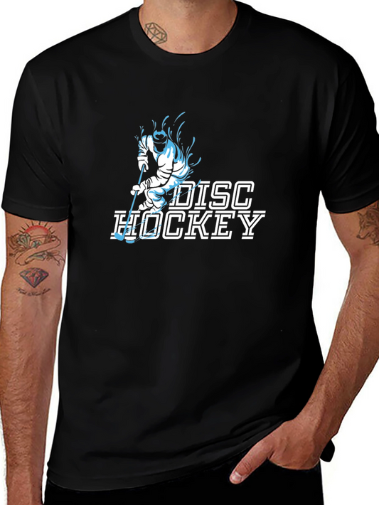 Disc Hockey Graphic T-Shirt