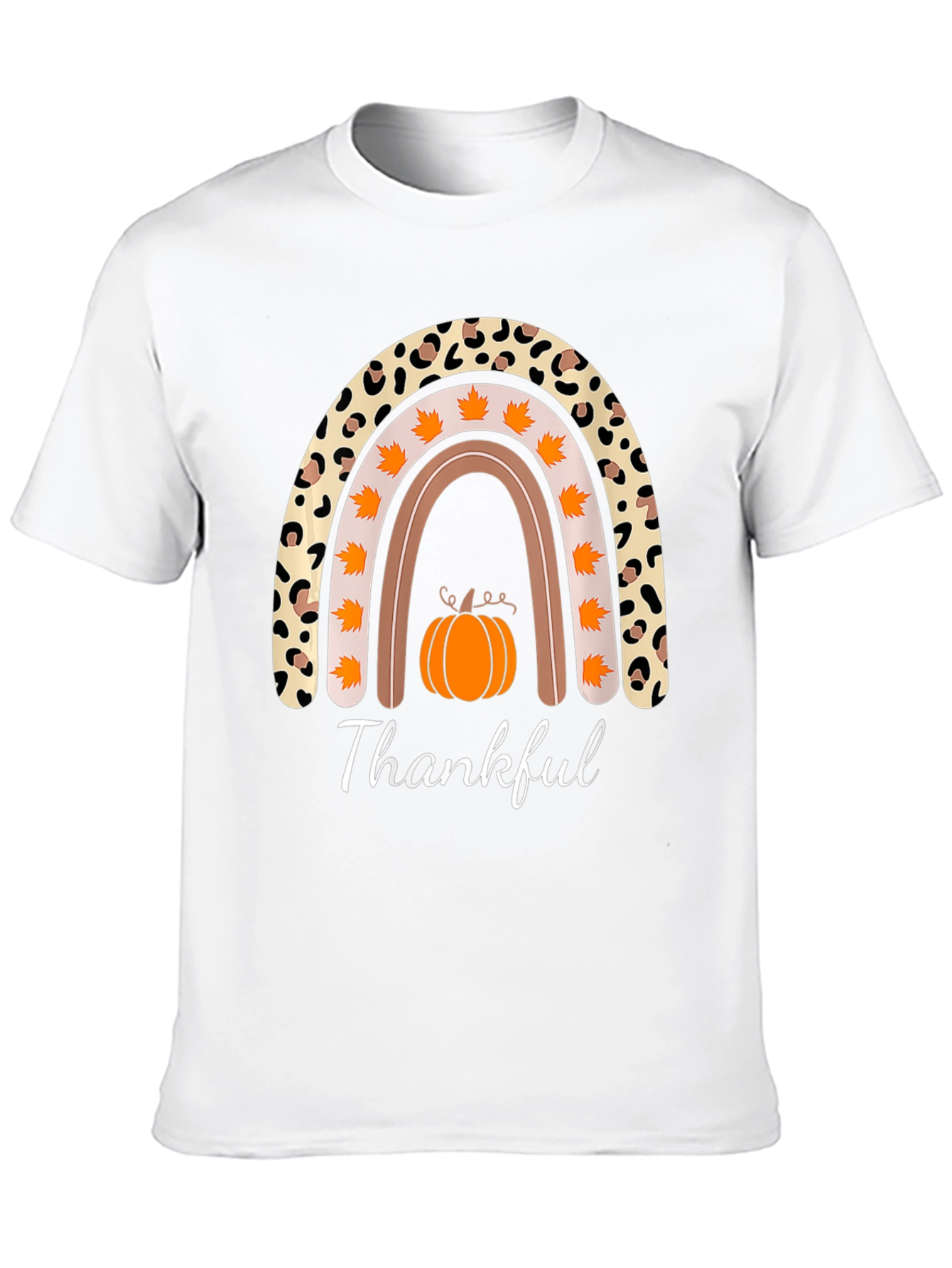 Thankful Fall Rainbow T-Shirt