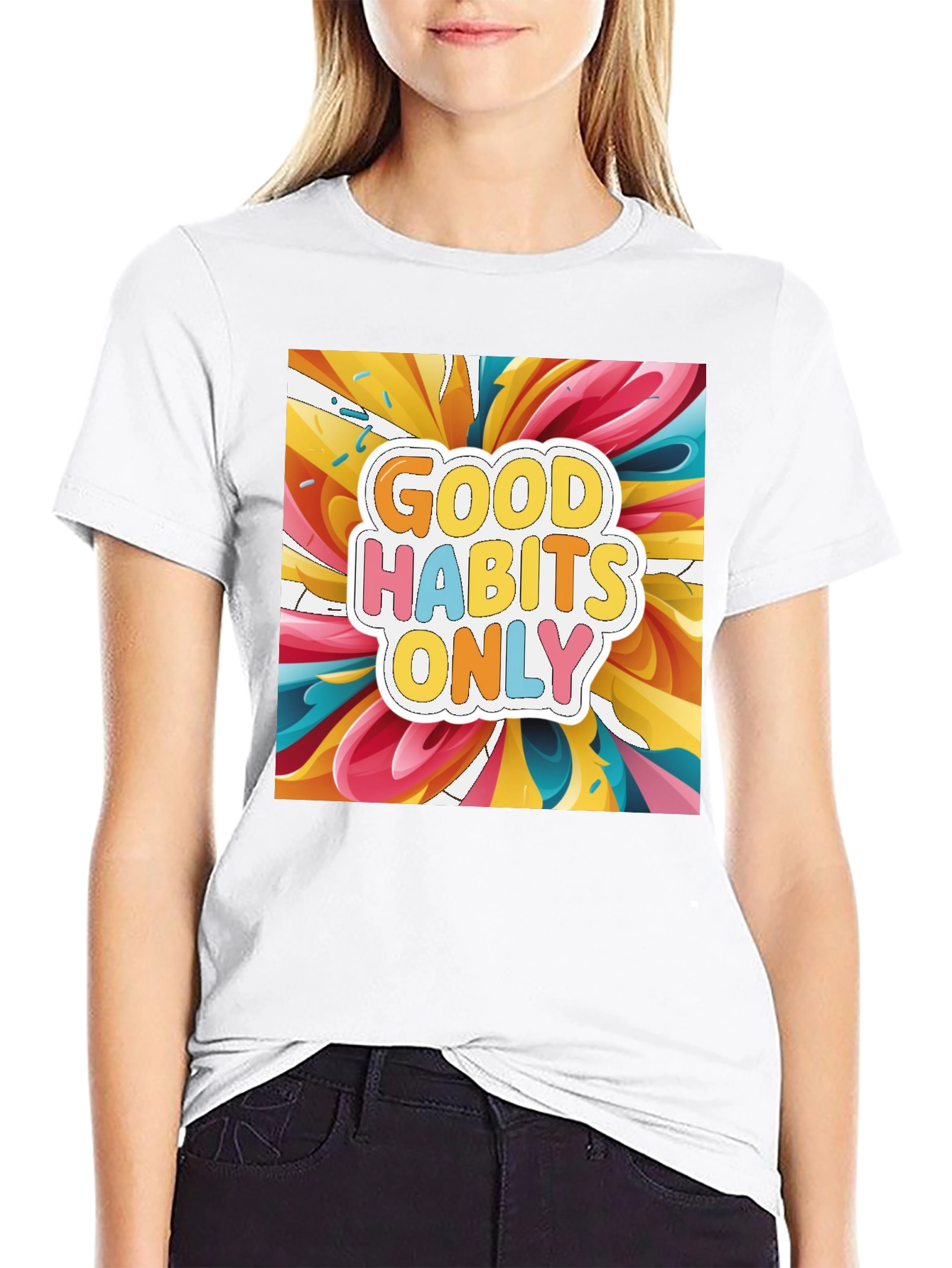 Good Habits Only Graphic Tee - Stylish Casual Wear