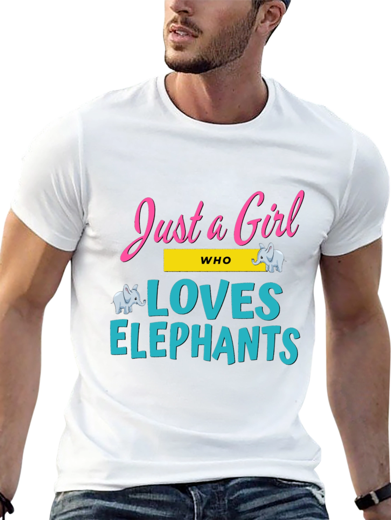 Just a Girl Who Loves Elephants T-Shirt