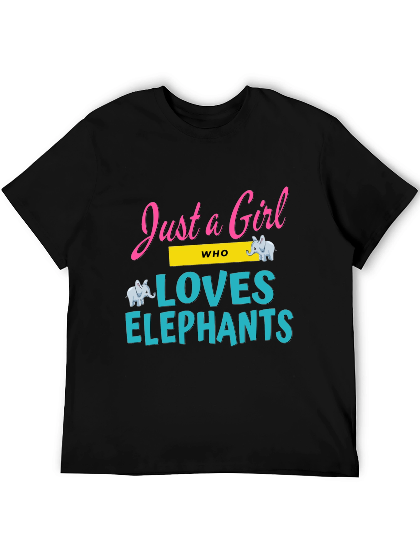 Just a Girl Who Loves Elephants T-Shirt