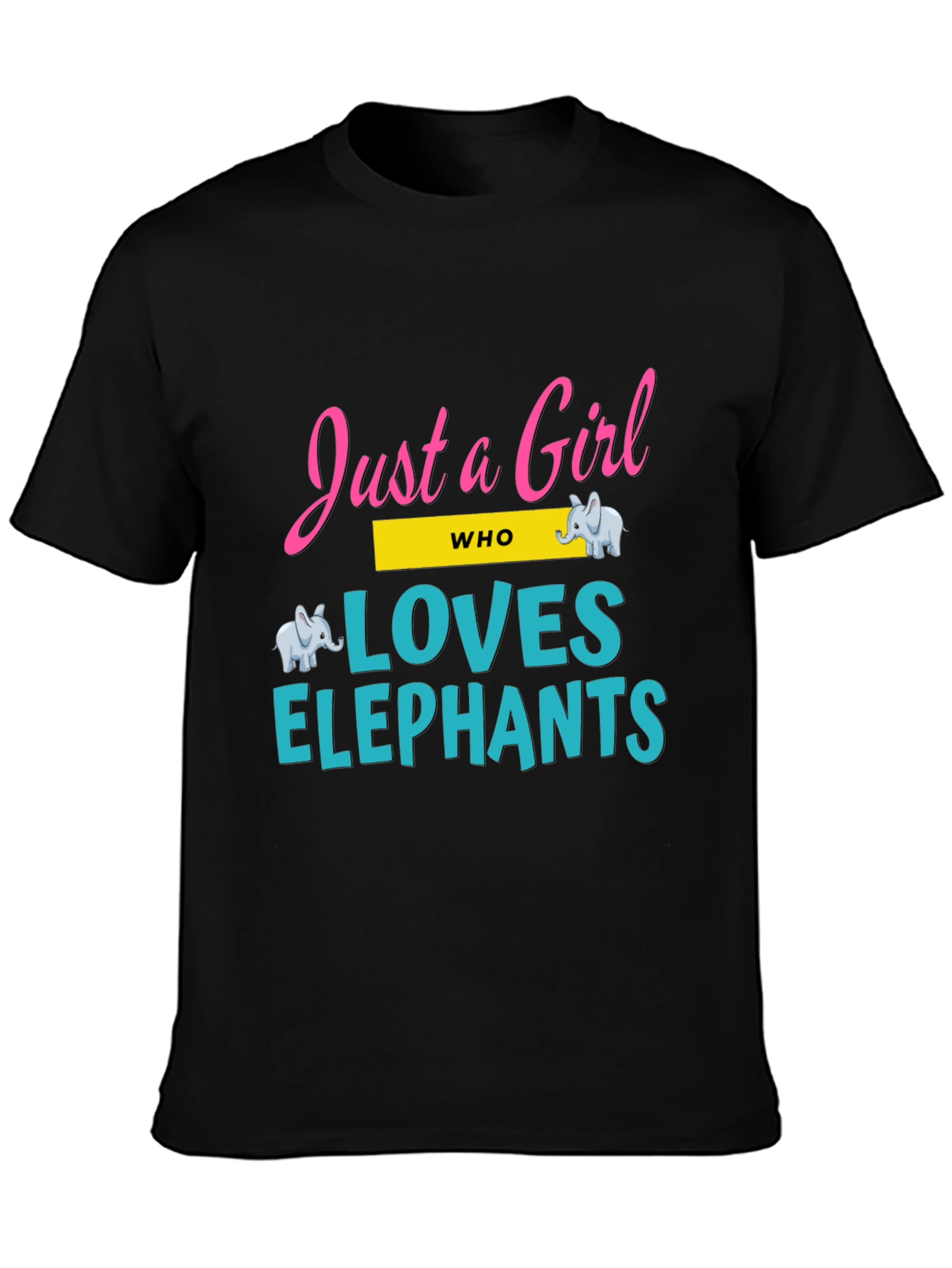 Just a Girl Who Loves Elephants T-Shirt