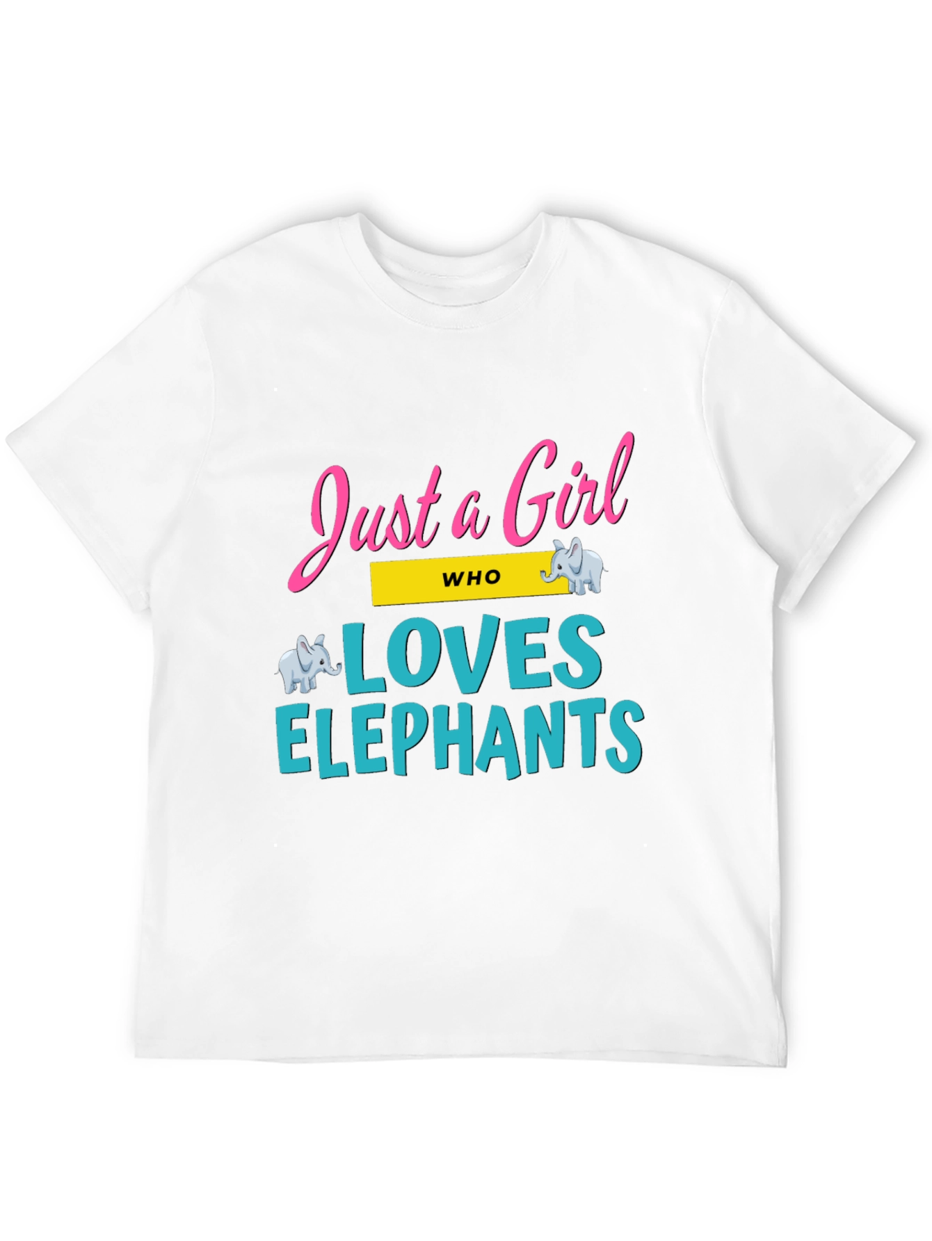 Just a Girl Who Loves Elephants T-Shirt