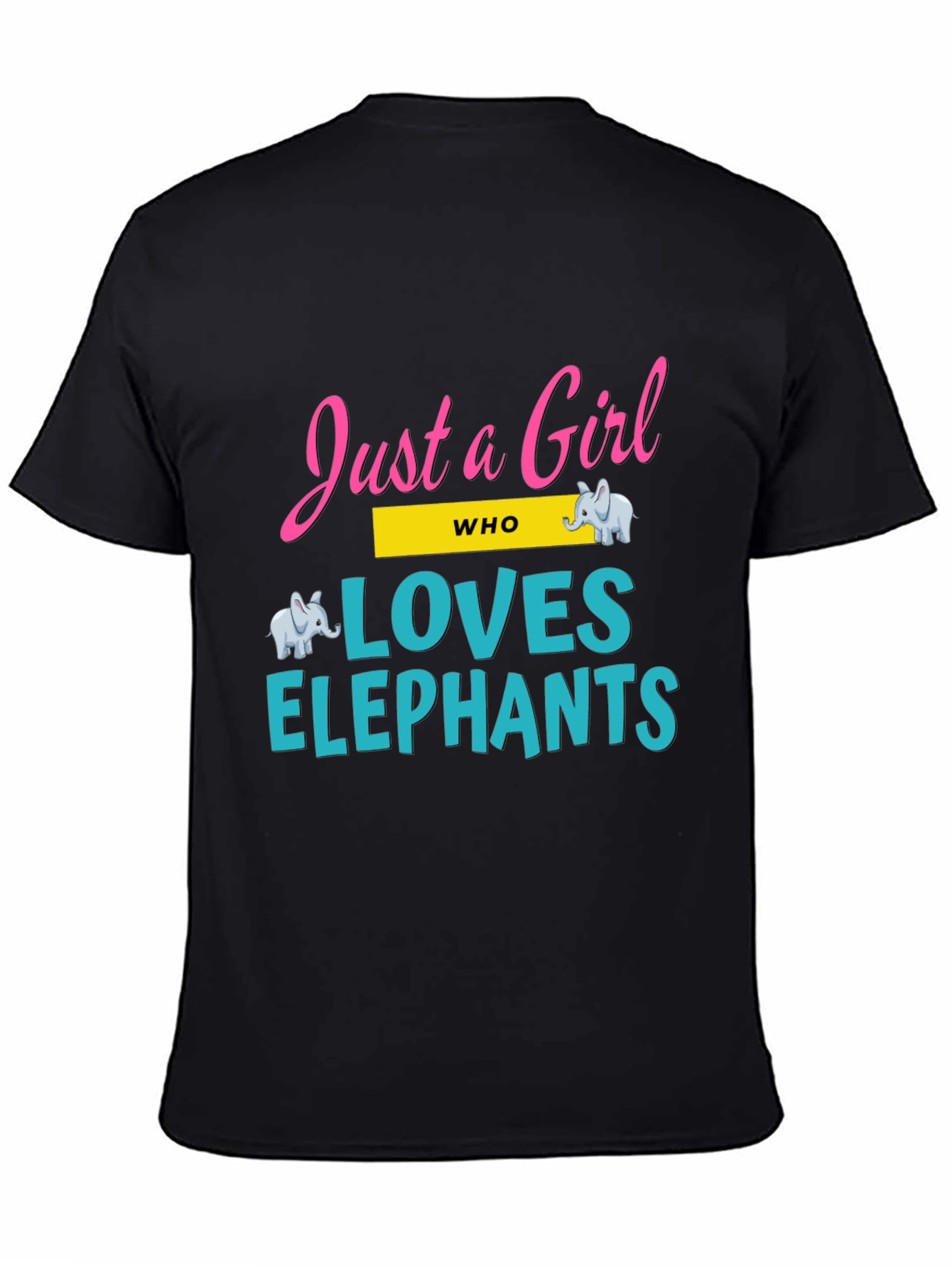 Just a Girl Who Loves Elephants T-Shirt