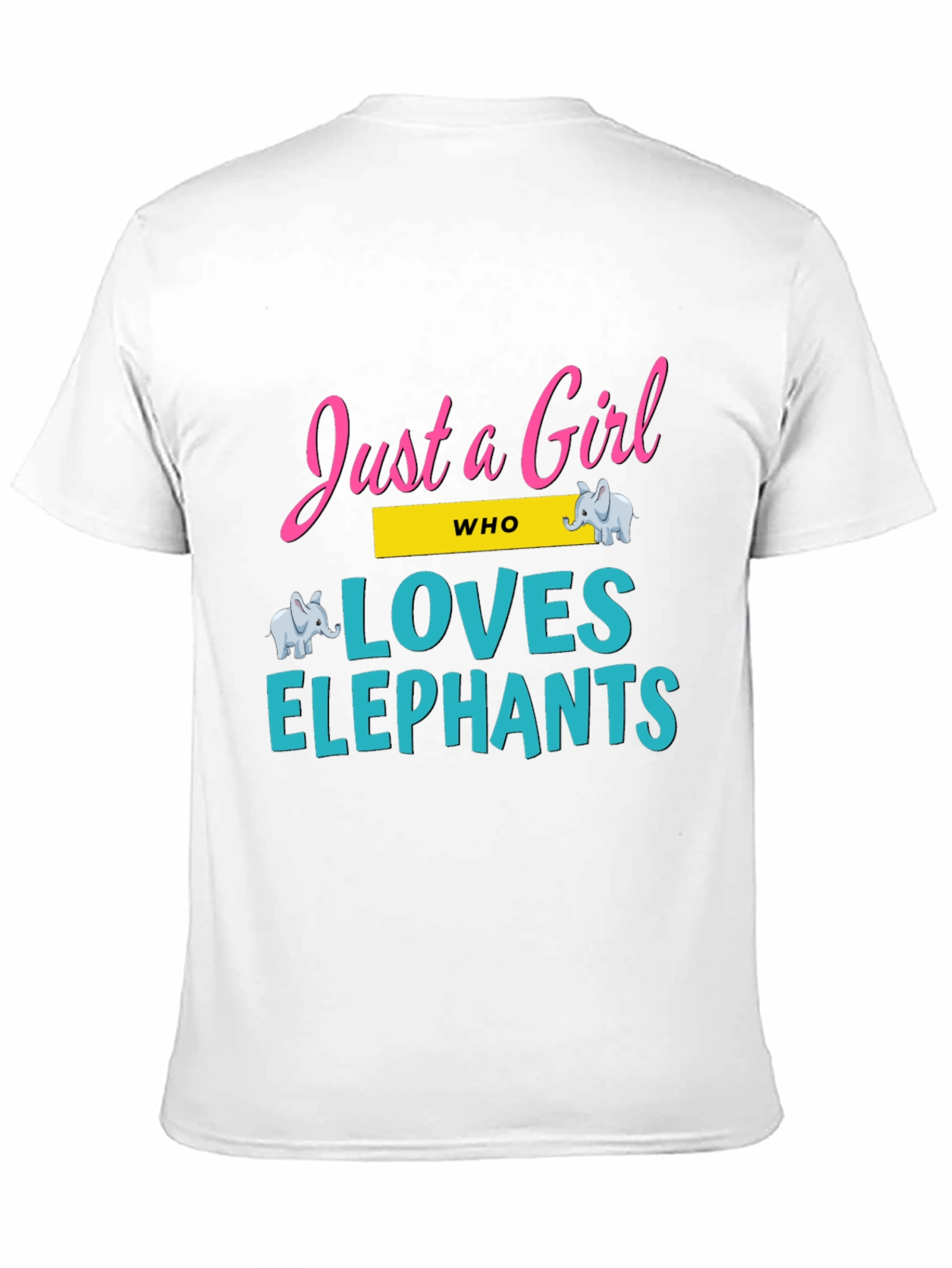 Just a Girl Who Loves Elephants T-Shirt