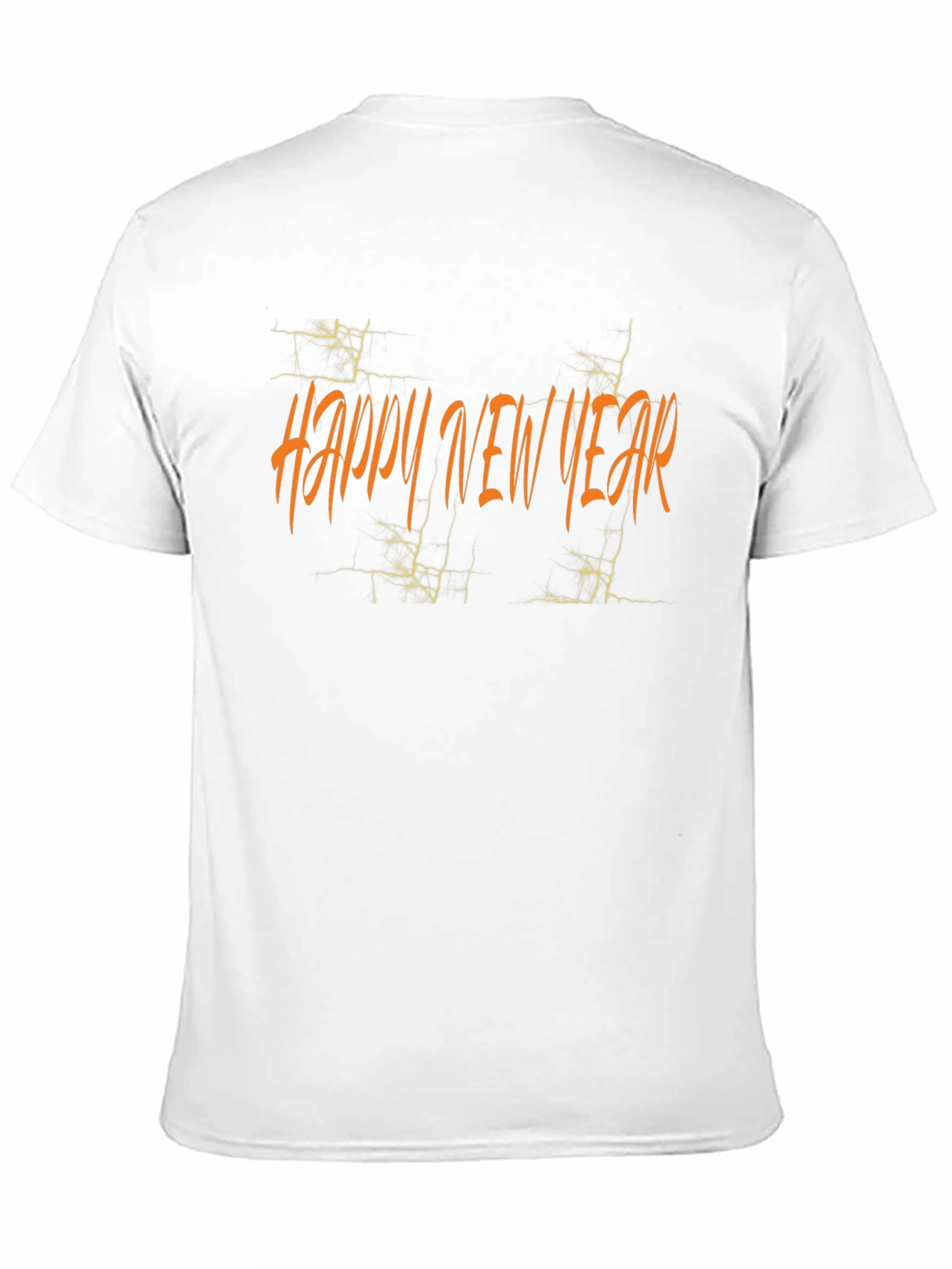 Happy New Year Graphic Tee - Black