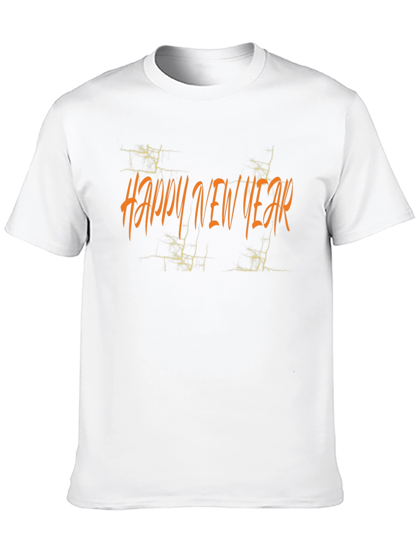 Happy New Year Graphic Tee - Black